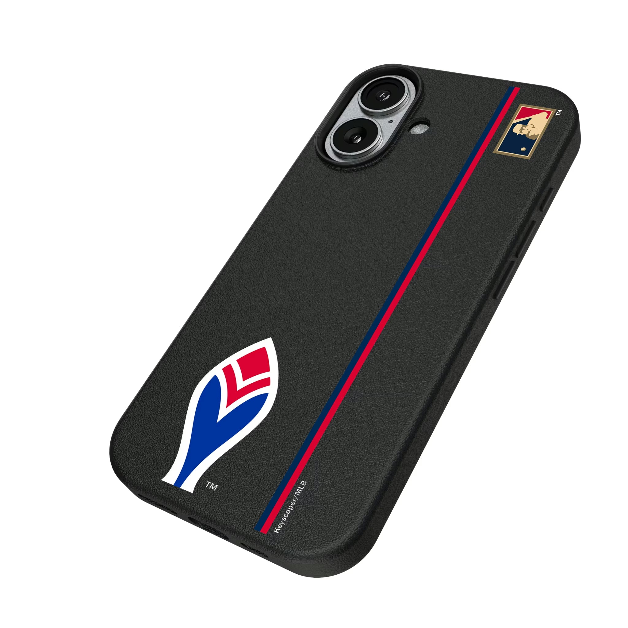 Atlanta Braves 1972-1975 - Cooperstown Collection Sidebar iPhone MagSafe Compatible Phone Case for Apple iPhone - Isometric View#Device_iPhone 17