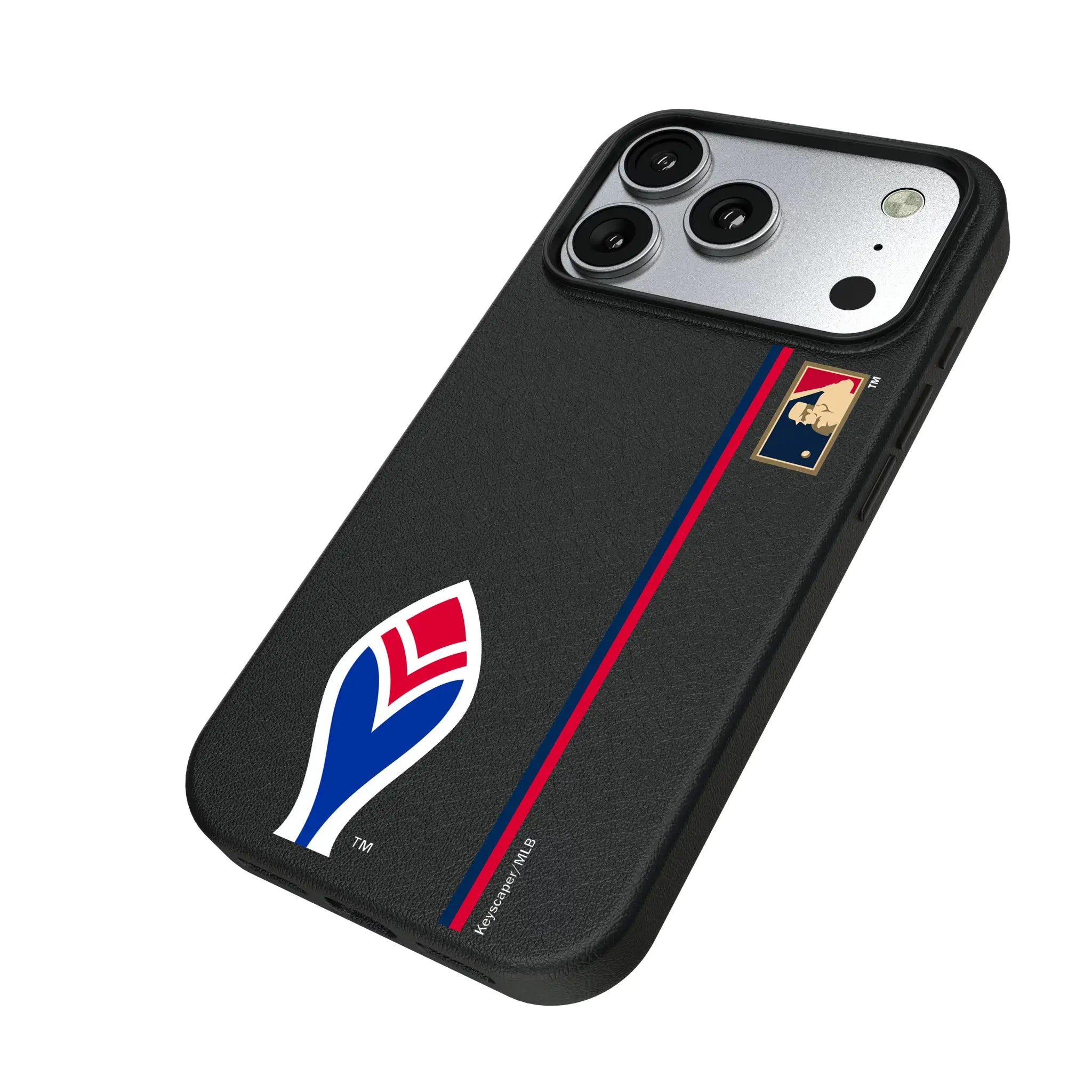 Atlanta Braves 1972-1975 - Cooperstown Collection Sidebar iPhone MagSafe Compatible Phone Case for Apple iPhone - Isometric View#Device_iPhone 17 Pro