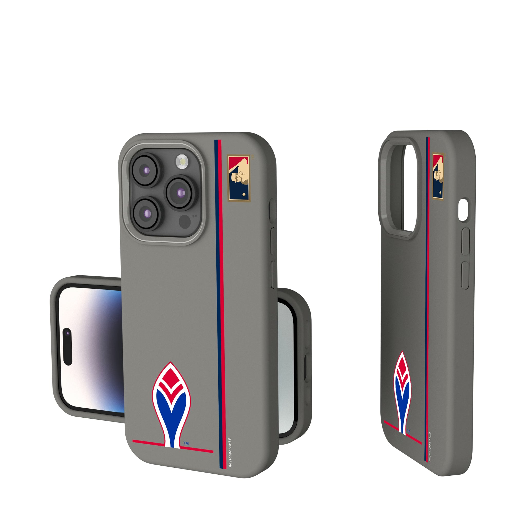 Atlanta Braves 1972-1975 - Cooperstown Collection Sidebar iPhone Soft Touch Phone Case for Apple iPhone