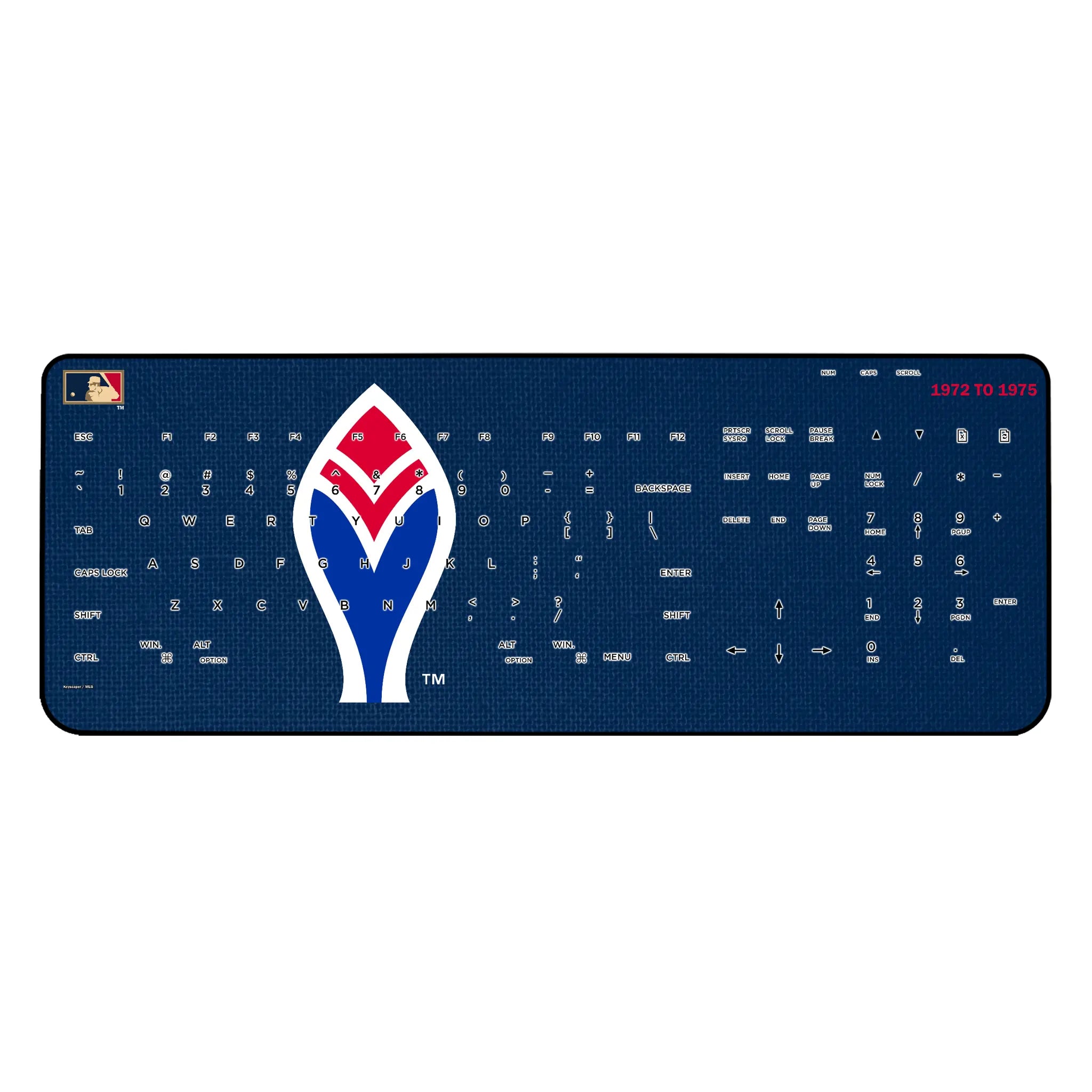 Atlanta Braves 1972-1975 - Cooperstown Collection Solid Wireless USB Keyboard