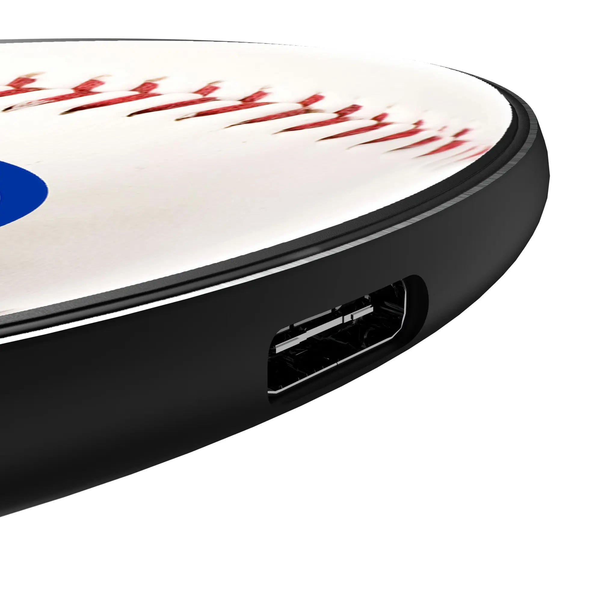 Atlanta Braves 1972-1980 - Cooperstown Collection Baseball 15-Watt Wireless Charger - Detail