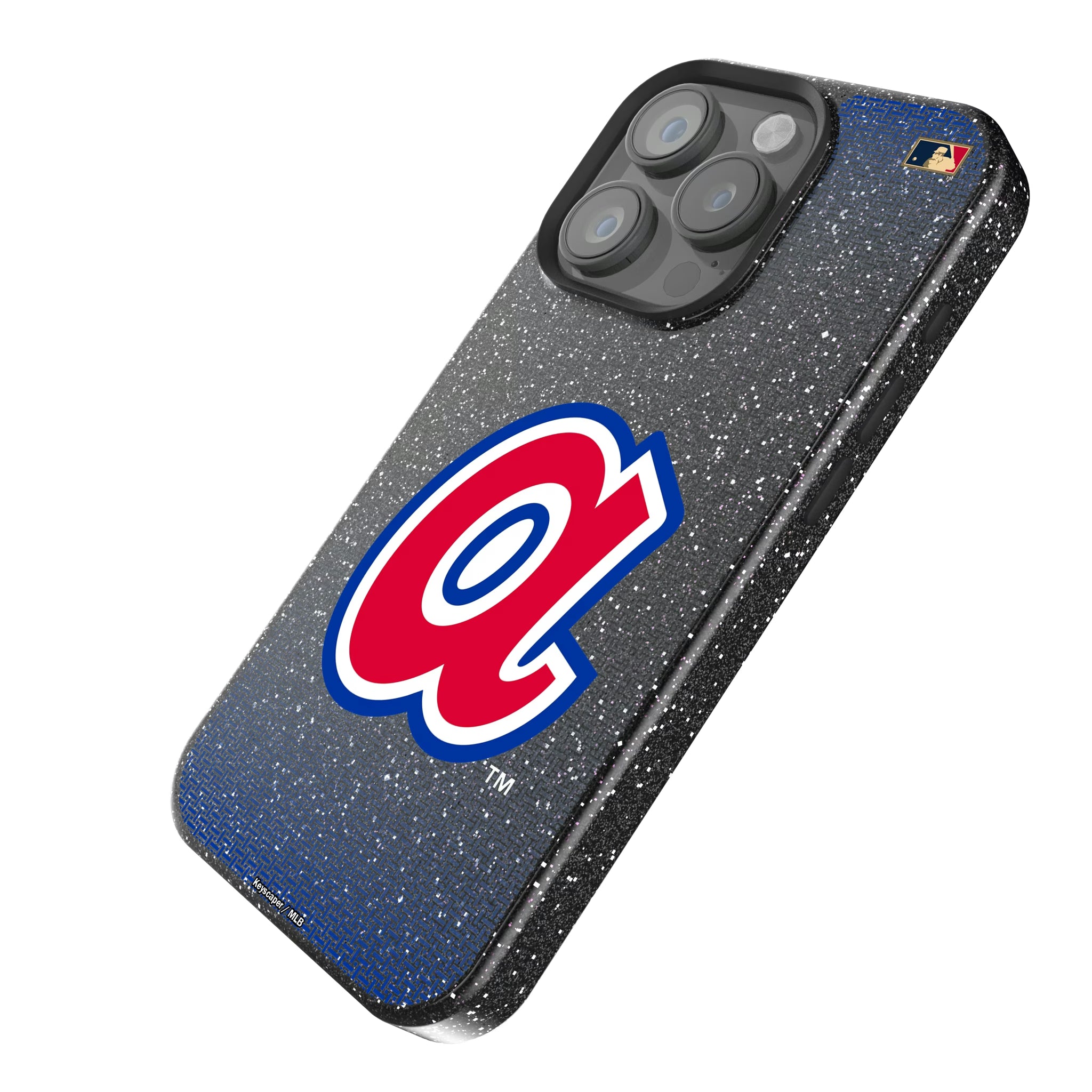 Atlanta Braves 1972-1980 - Cooperstown Collection Linen iPhone Bling Phone Case for Apple iPhone - Isometric View