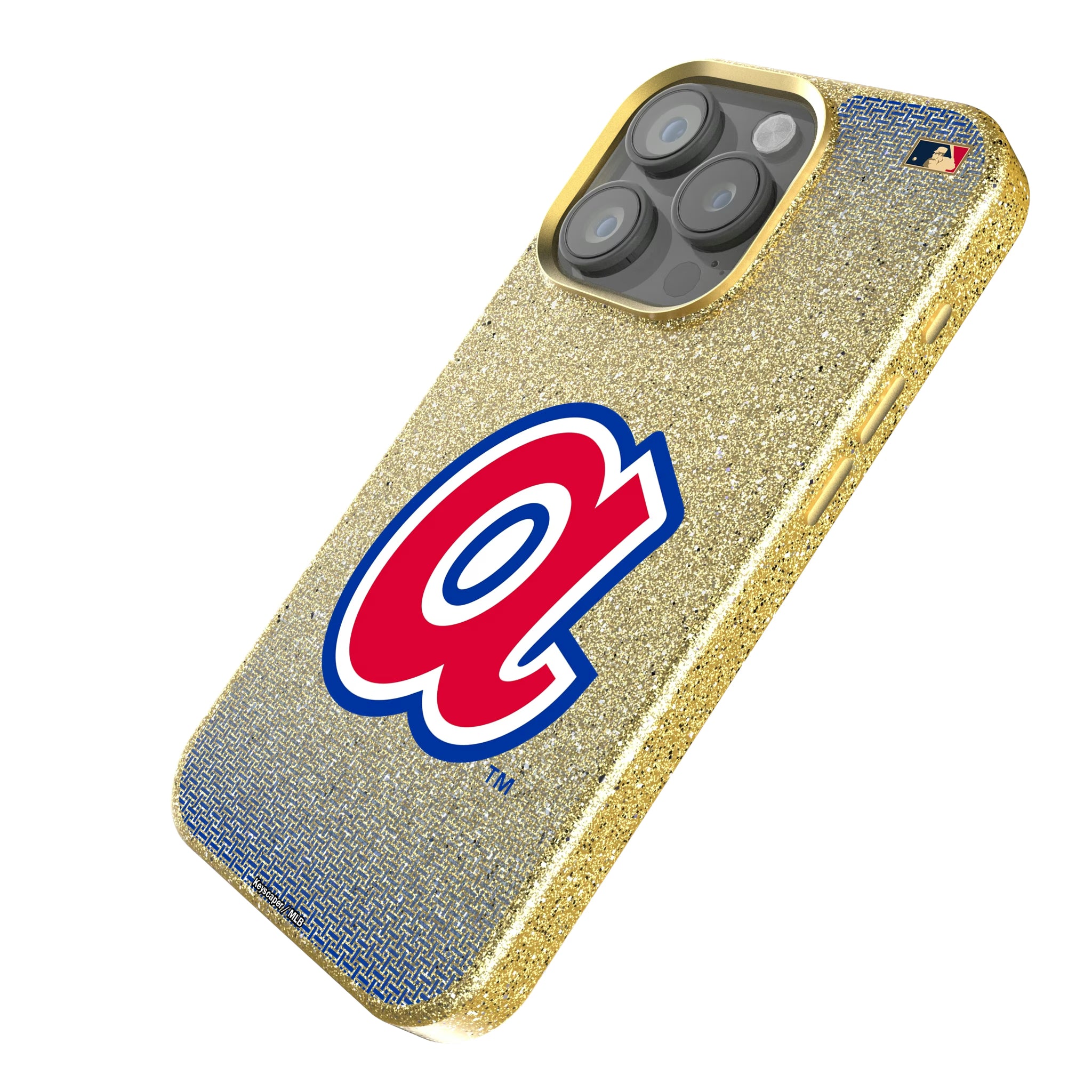 Atlanta Braves 1972-1980 - Cooperstown Collection Linen iPhone Bling Phone Case for Apple iPhone - Isometric View