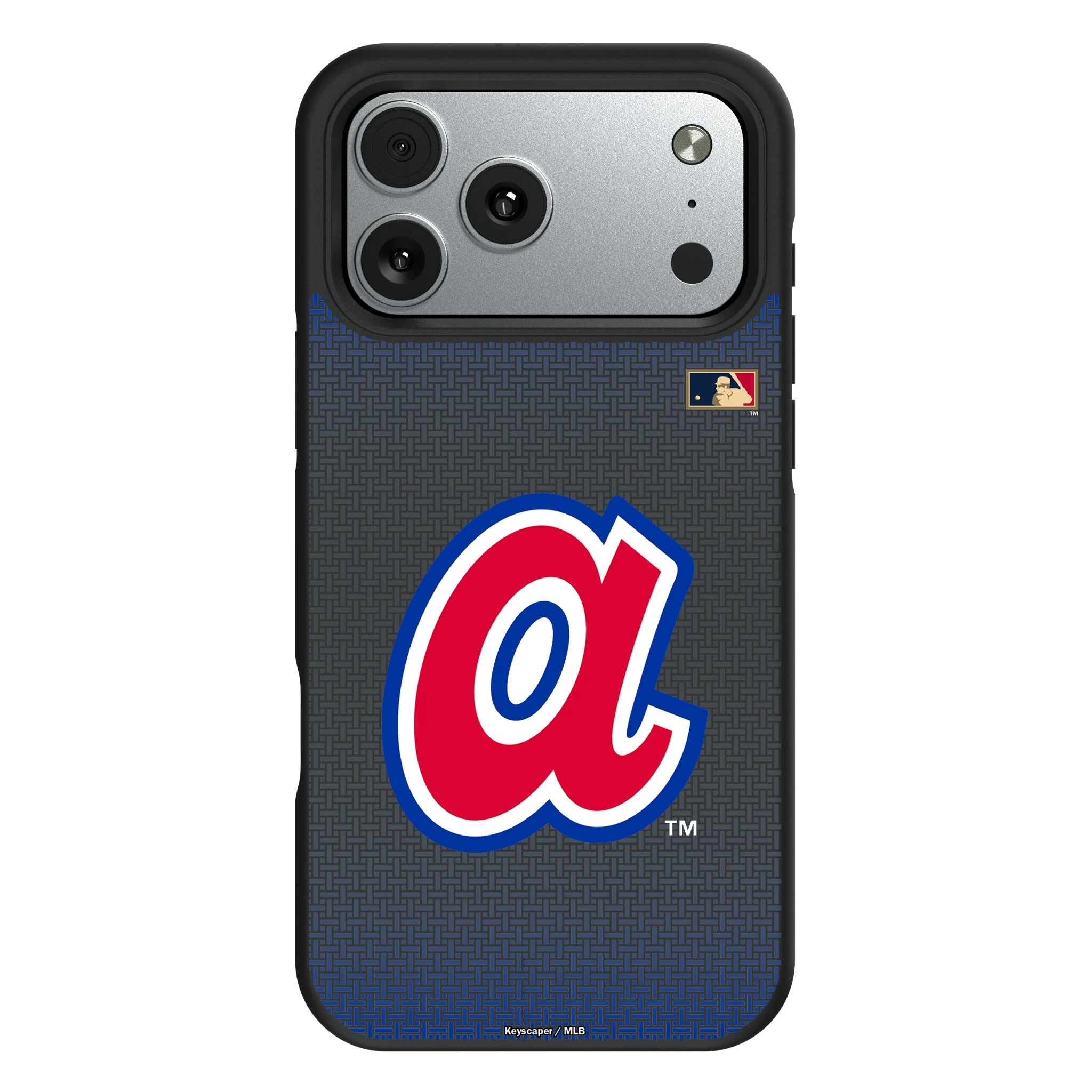 Atlanta Braves 1972-1980 - Cooperstown Collection Linen iPhone Bump Phone Case for Apple iPhone#Device_iPhone 17 Pro Max