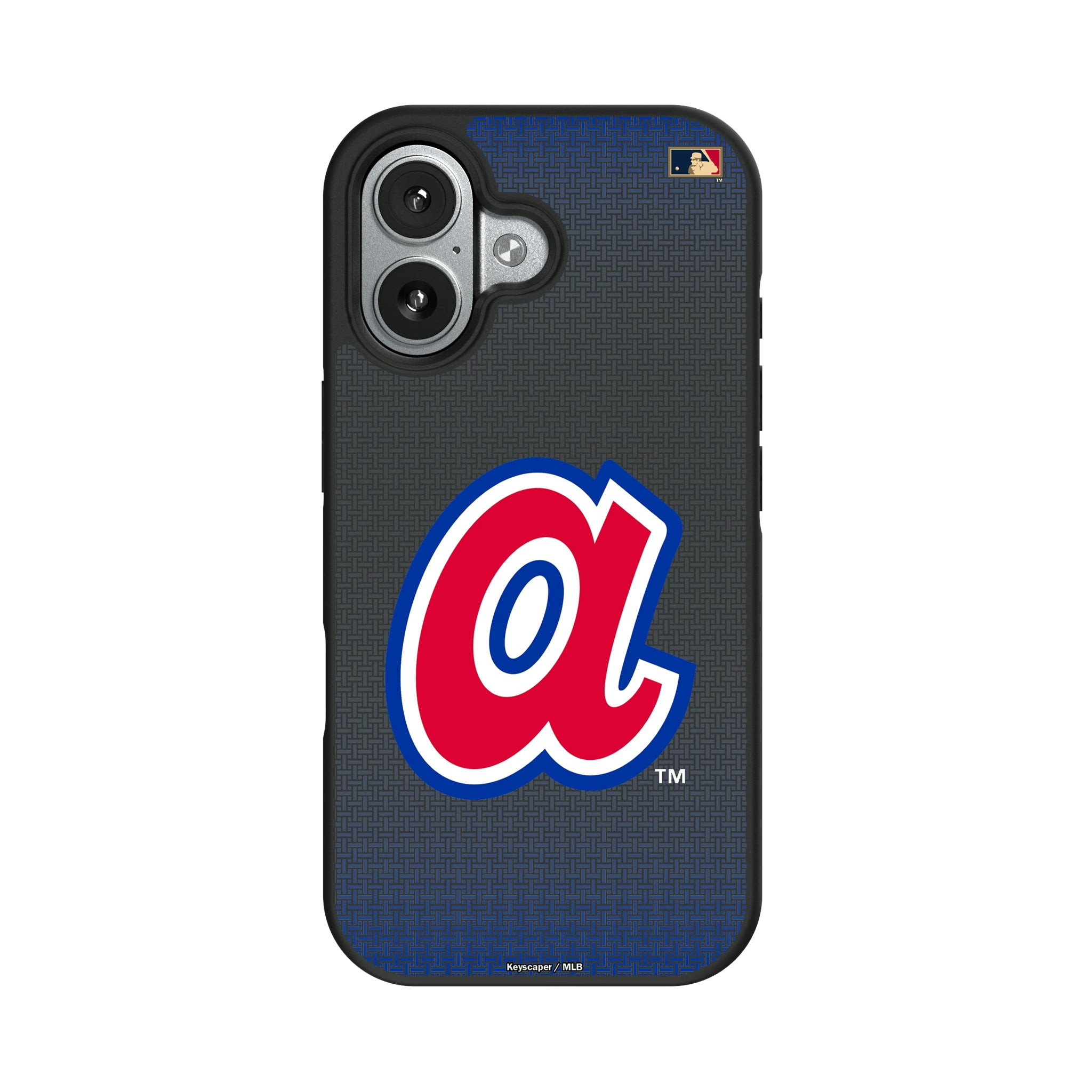 Atlanta Braves 1972-1980 - Cooperstown Collection Linen iPhone Bump Phone Case for Apple iPhone#Device_iPhone 17