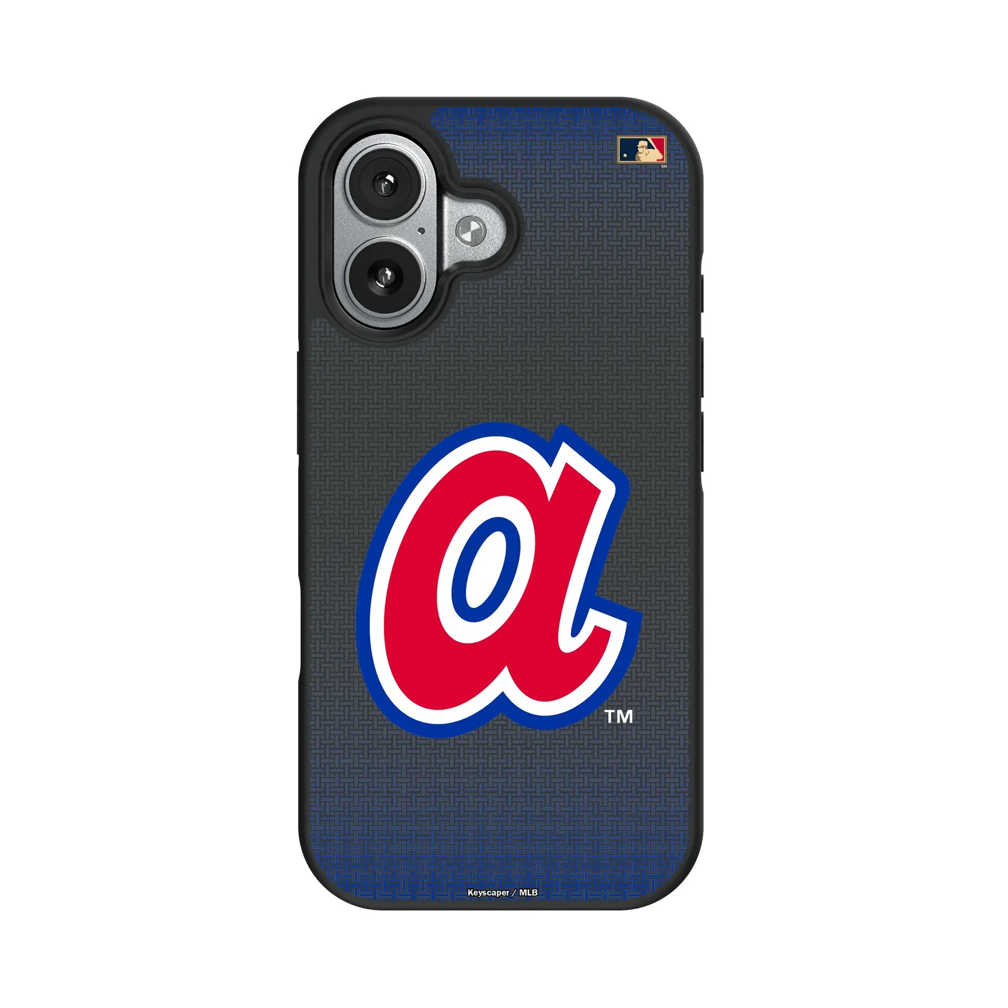 Atlanta Braves 1972-1980 - Cooperstown Collection Linen iPhone Bump Phone Case for Apple iPhone#Device_iPhone 17