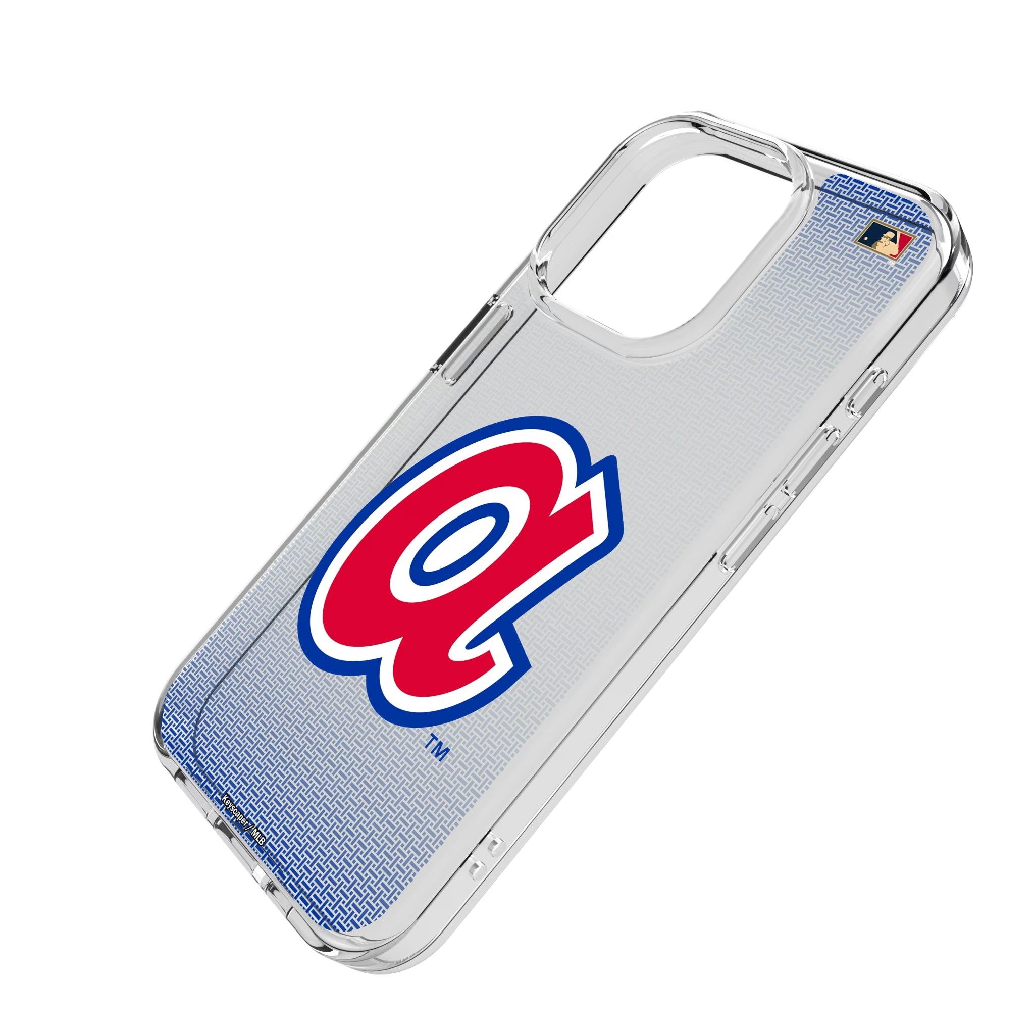 Atlanta Braves 1972-1980 - Cooperstown Collection Linen iPhone Clear Phone Case for Apple iPhone - Isometric View