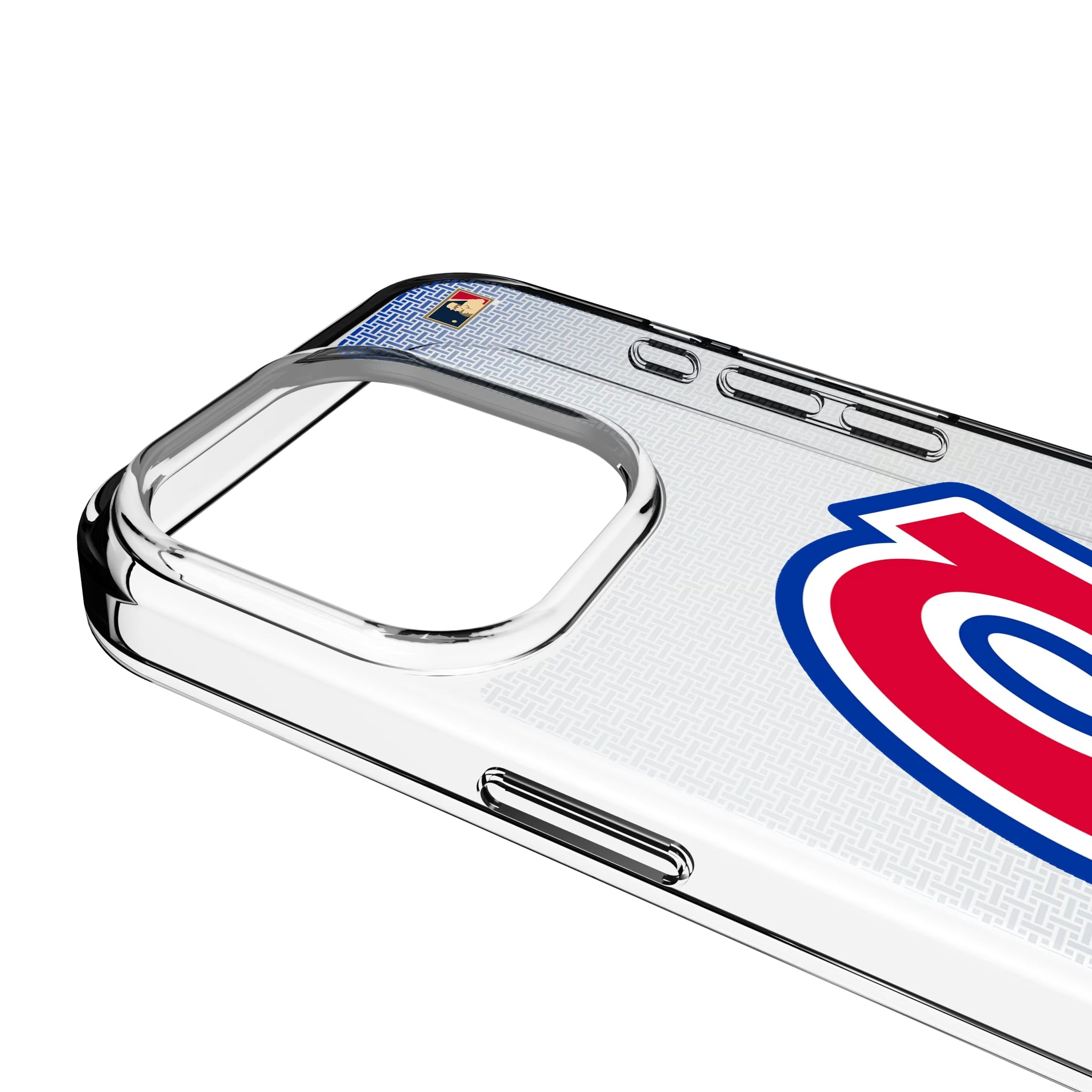Atlanta Braves 1972-1980 - Cooperstown Collection Linen iPhone Clear Phone Case for Apple iPhone - Detail