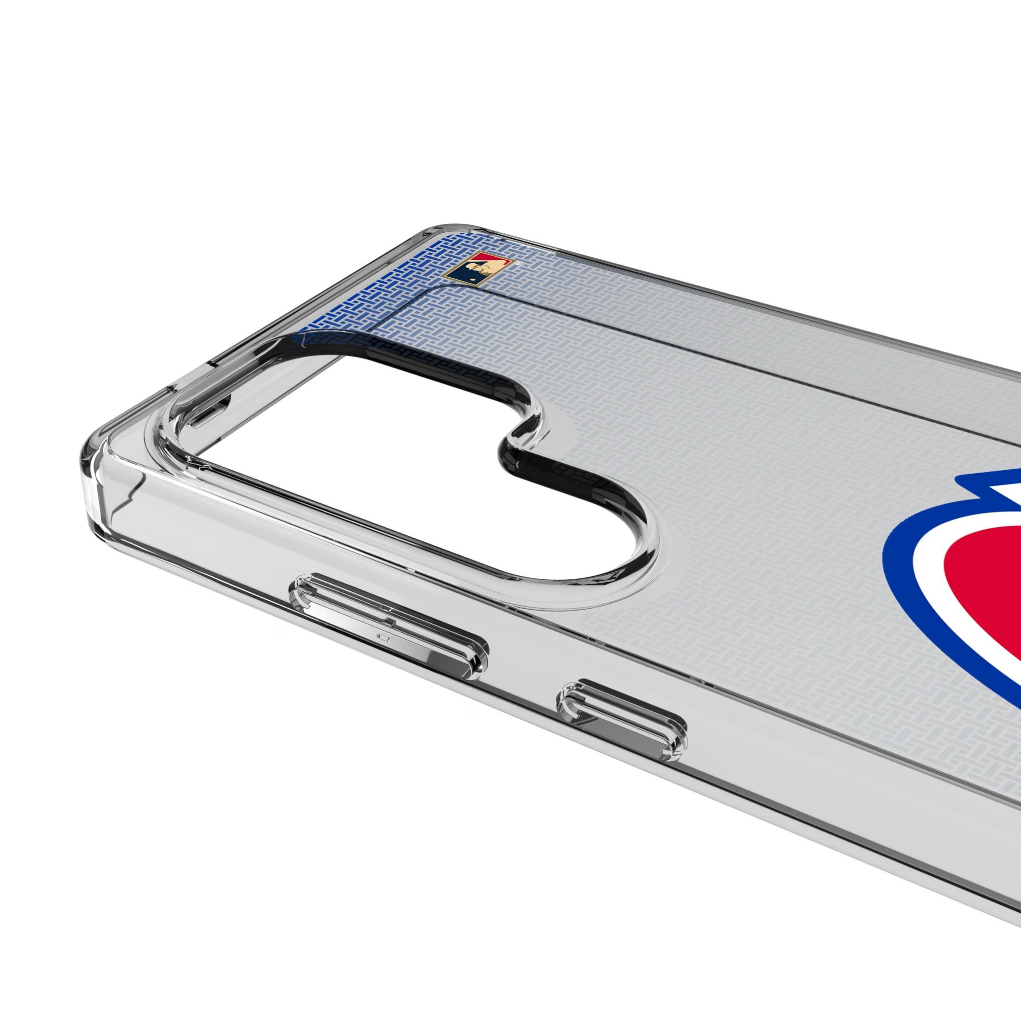 Atlanta Braves 1972-1980 - Cooperstown Collection Linen Galaxy Clear Phone Case for Samsung Galaxy - Detail