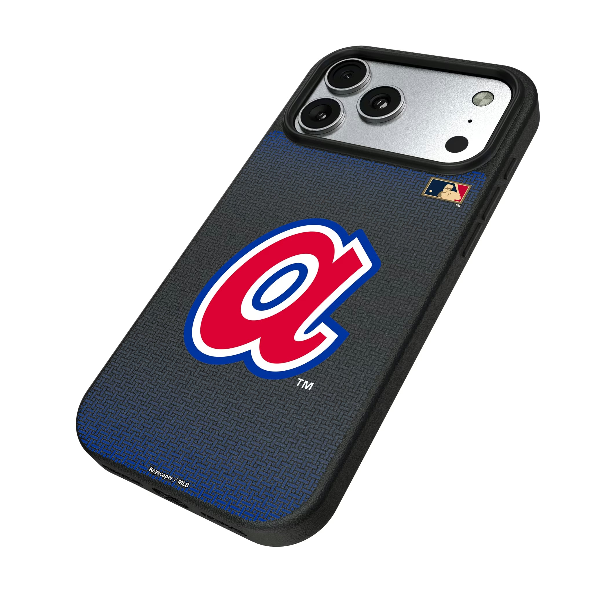 Atlanta Braves 1972-1980 - Cooperstown Collection Linen iPhone MagSafe Compatible Phone Case for Apple iPhone - Isometric View#Device_iPhone 17 Pro Max