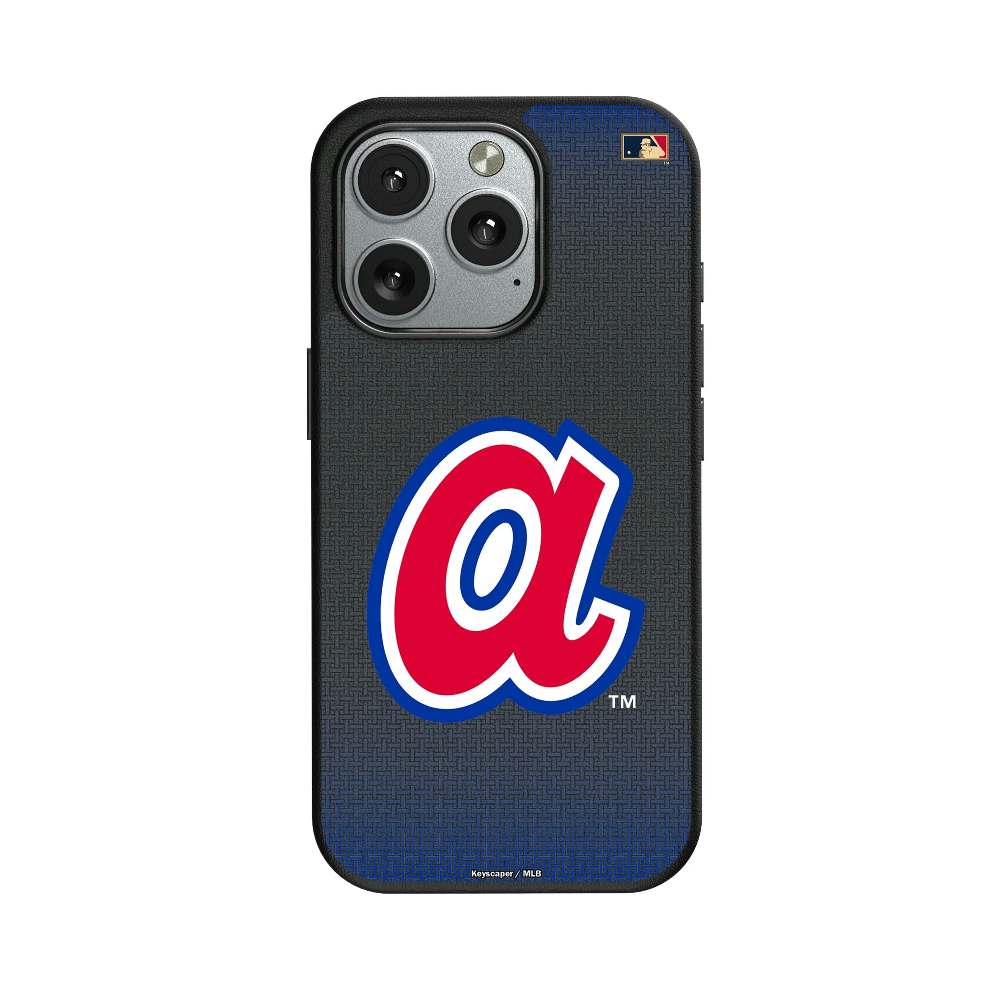 Atlanta Braves 1972-1980 - Cooperstown Collection Linen iPhone MagSafe Compatible Phone Case for Apple iPhone