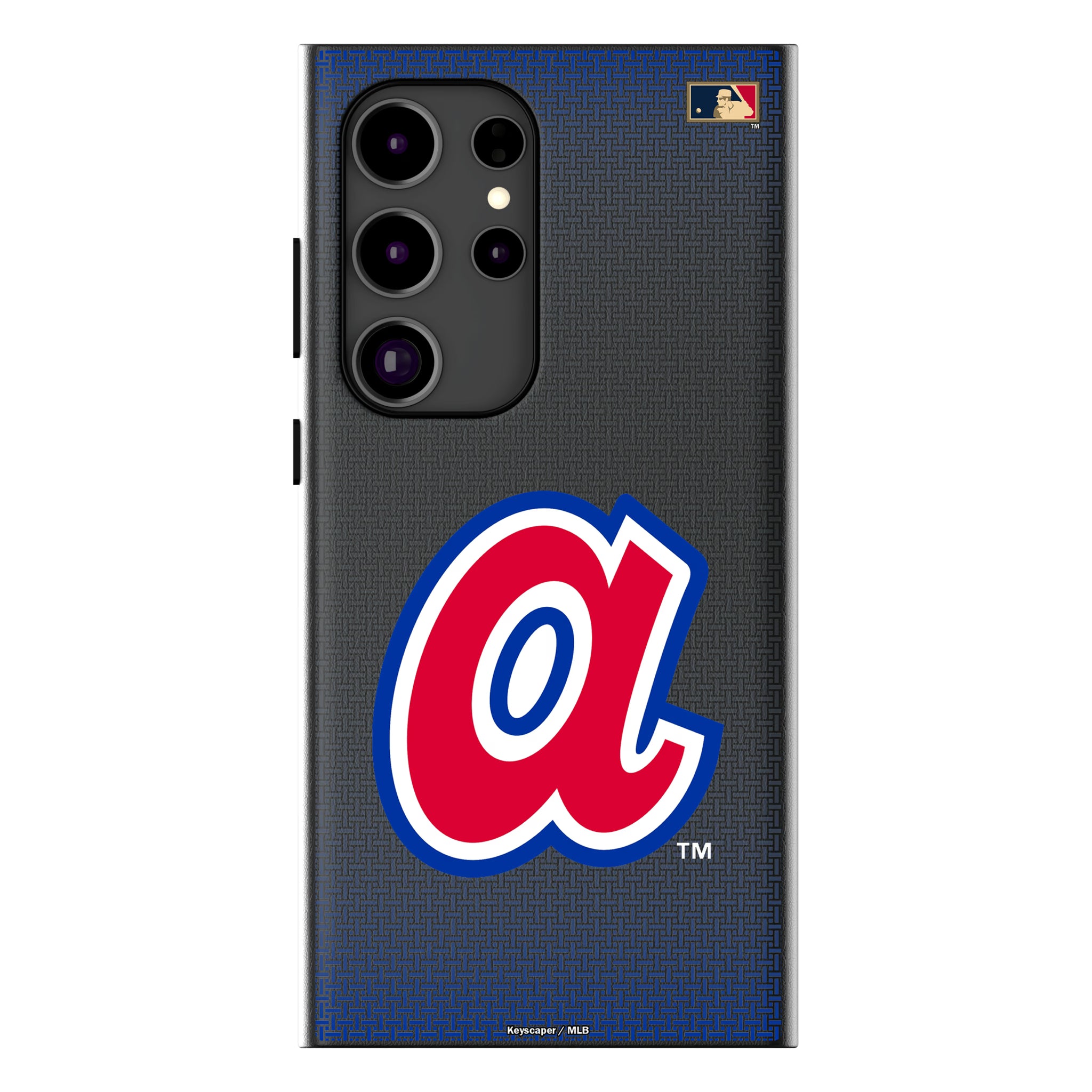 Atlanta Braves 1972-1980 - Cooperstown Collection Linen Galaxy MagSafe Compatible Phone Case for Samsung Galaxy