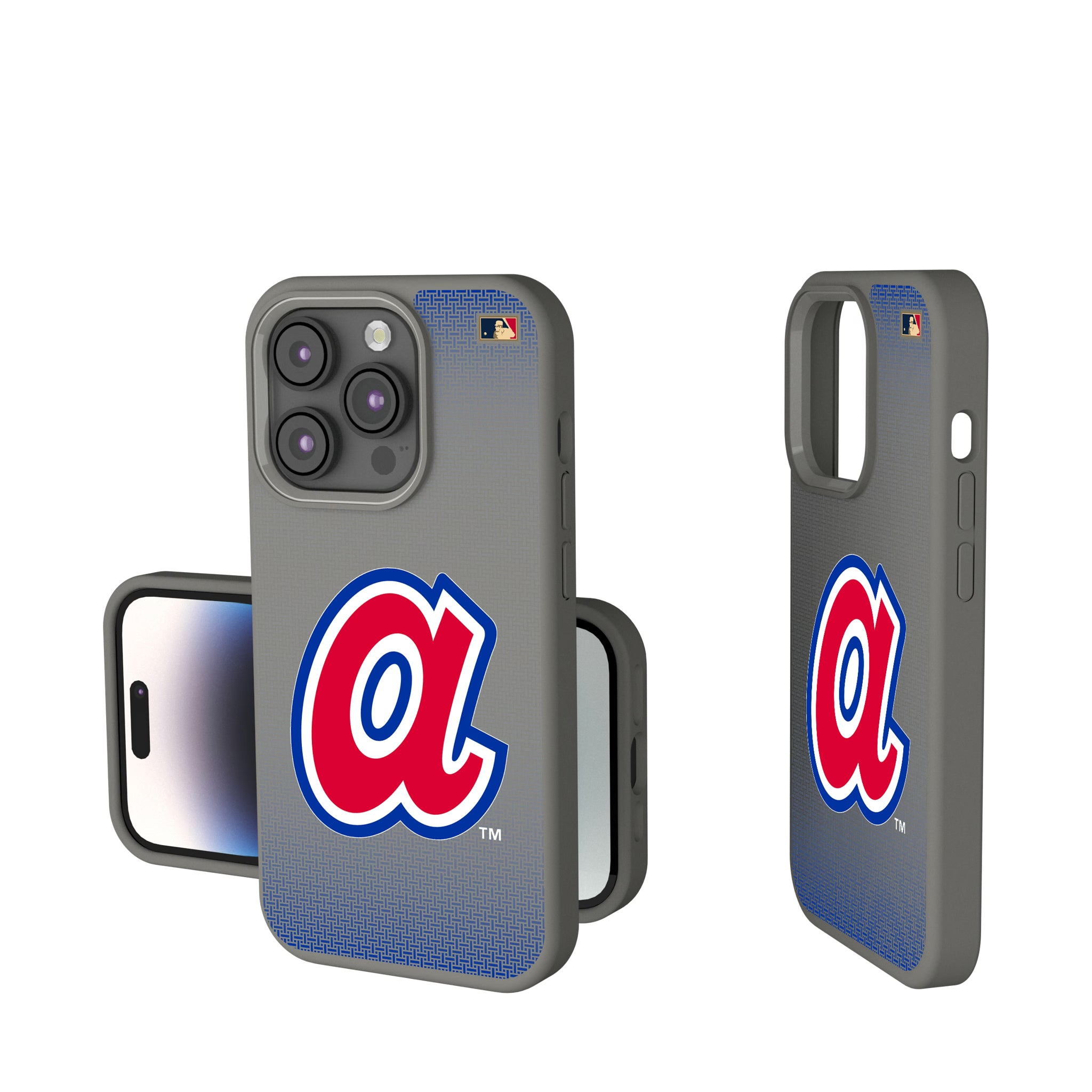 Atlanta Braves 1972-1980 - Cooperstown Collection Linen iPhone Soft Touch Phone Case for Apple iPhone