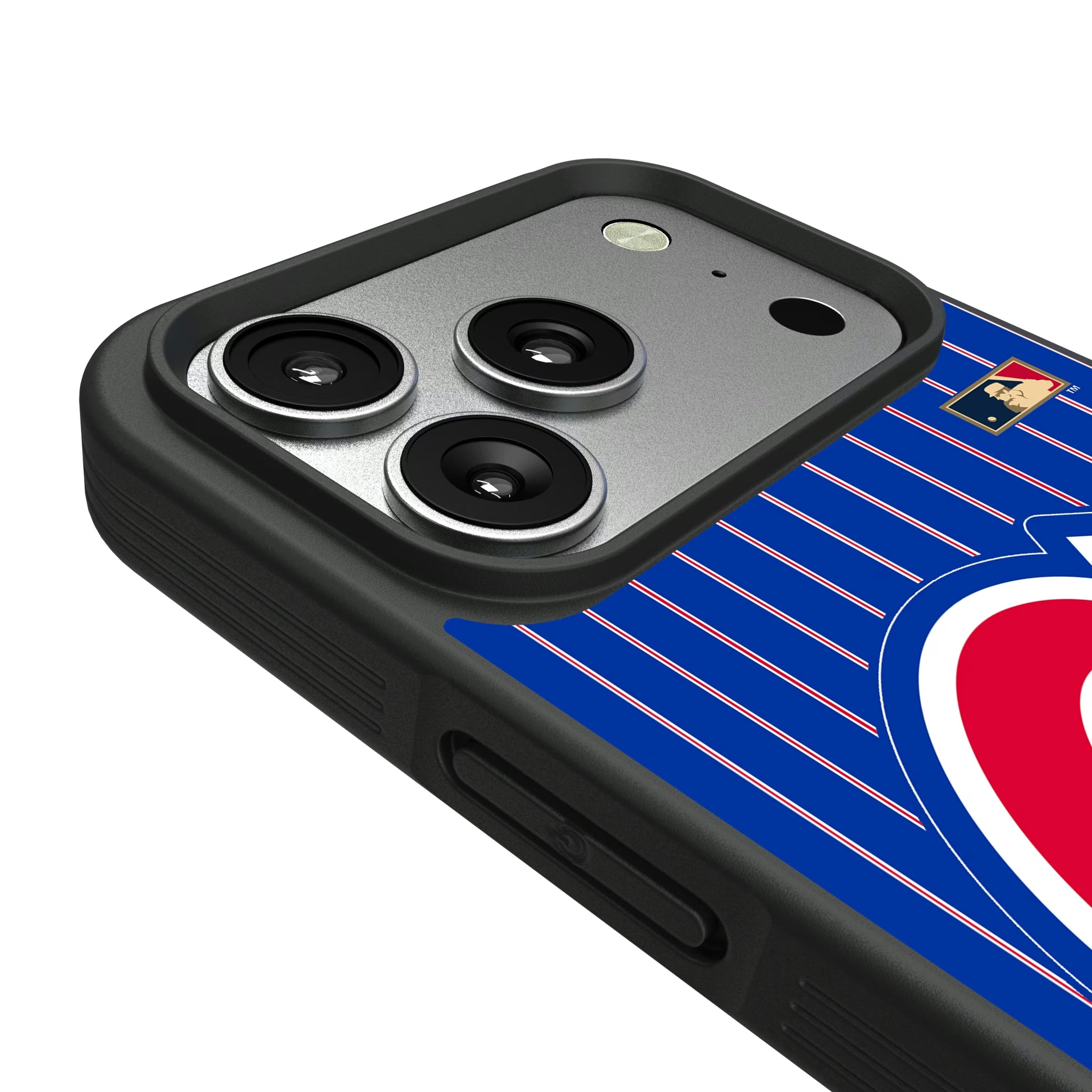 Atlanta Braves 1972-1980 - Cooperstown Collection Pinstripe iPhone Bump Phone Case for Apple iPhone - Detail#Device_iPhone 17 Pro