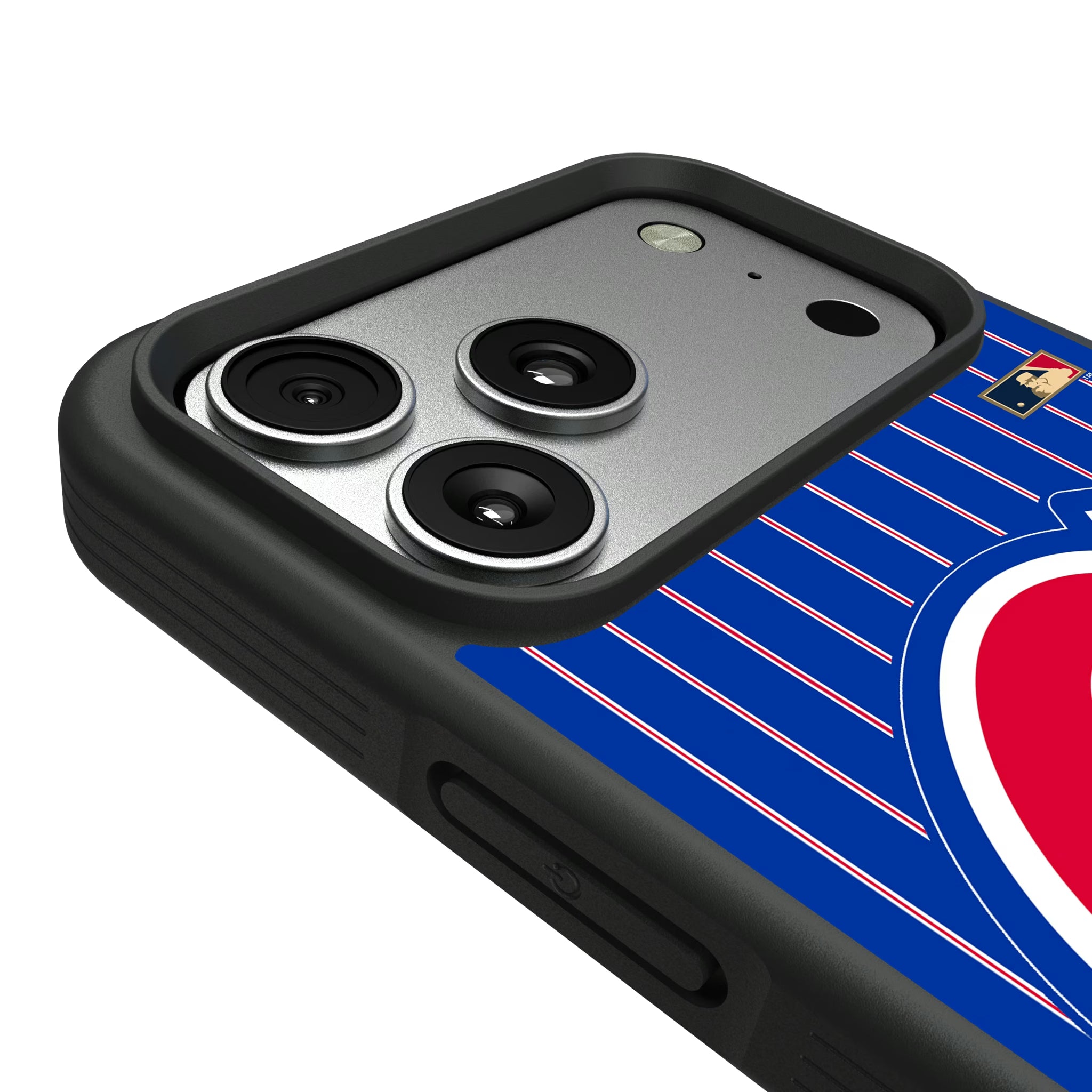 Atlanta Braves 1972-1980 - Cooperstown Collection Pinstripe iPhone Bump Phone Case for Apple iPhone - Detail#Device_iPhone 17 Pro Max