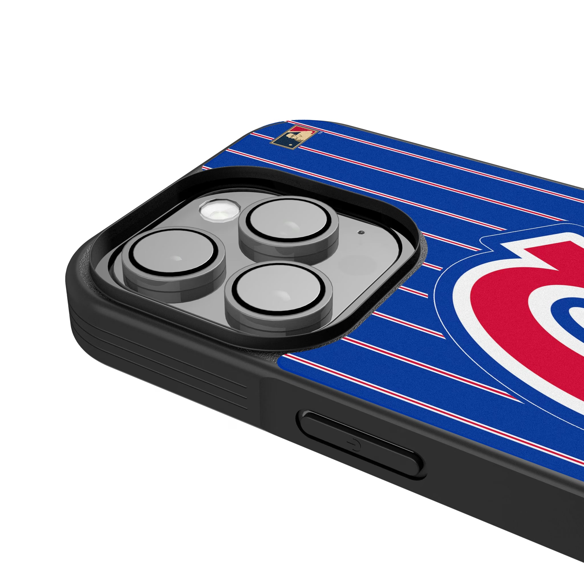 Atlanta Braves 1972-1980 - Cooperstown Collection Pinstripe iPhone Bump Phone Case for Apple iPhone - Detail