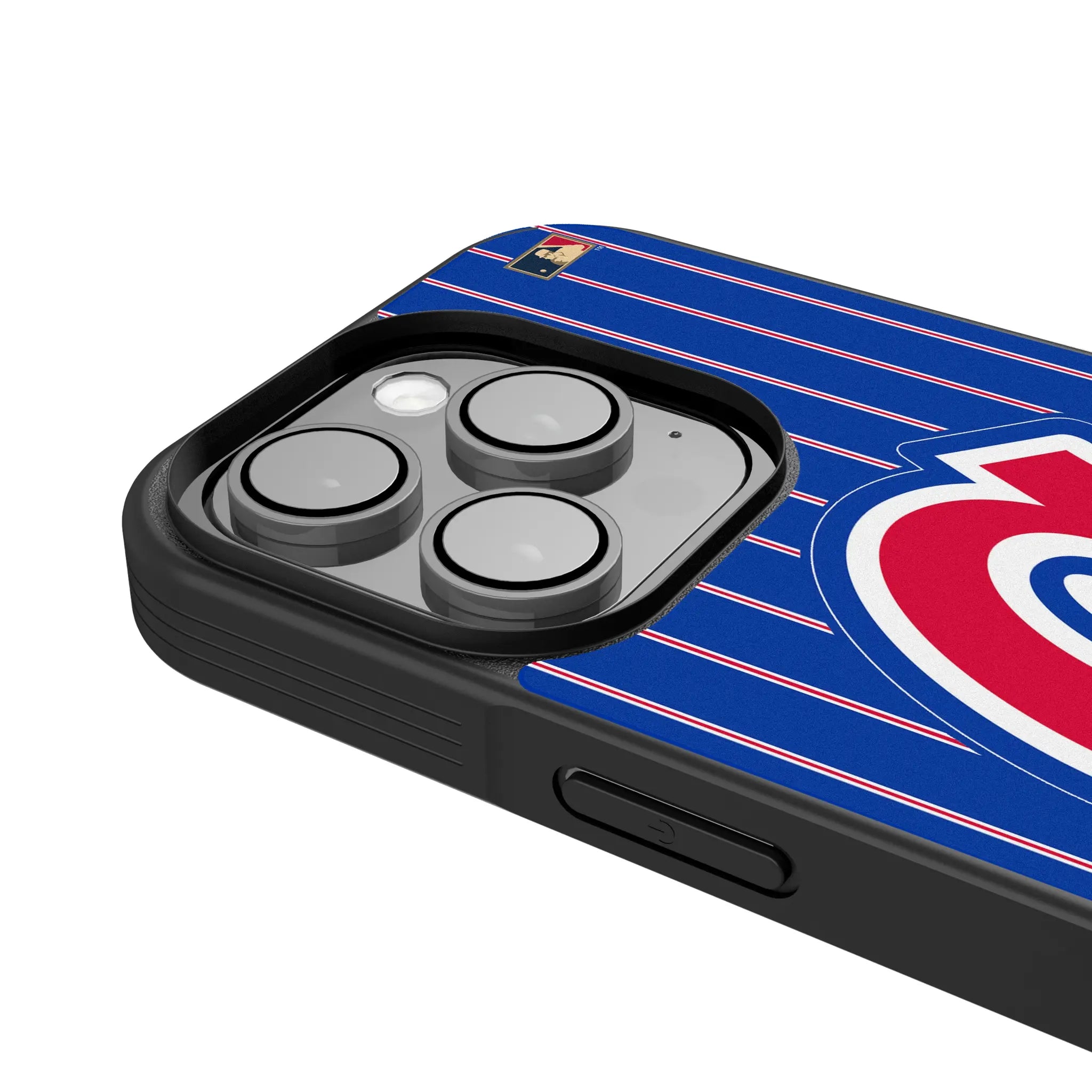 Atlanta Braves 1972-1980 - Cooperstown Collection Pinstripe iPhone Bump Phone Case for Apple iPhone - Detail