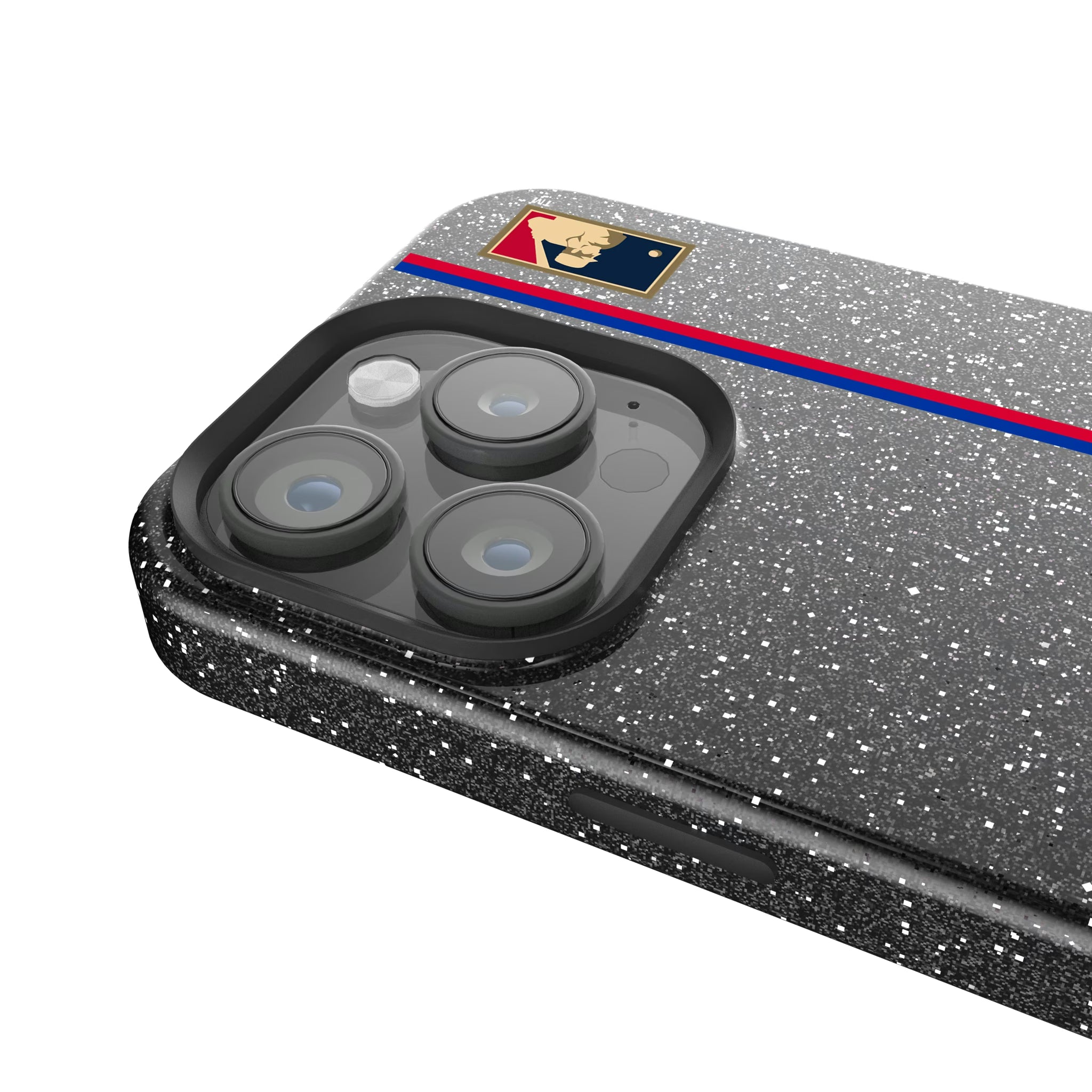 Atlanta Braves 1972-1980 - Cooperstown Collection Sidebar iPhone Bling Phone Case for Apple iPhone - Detail