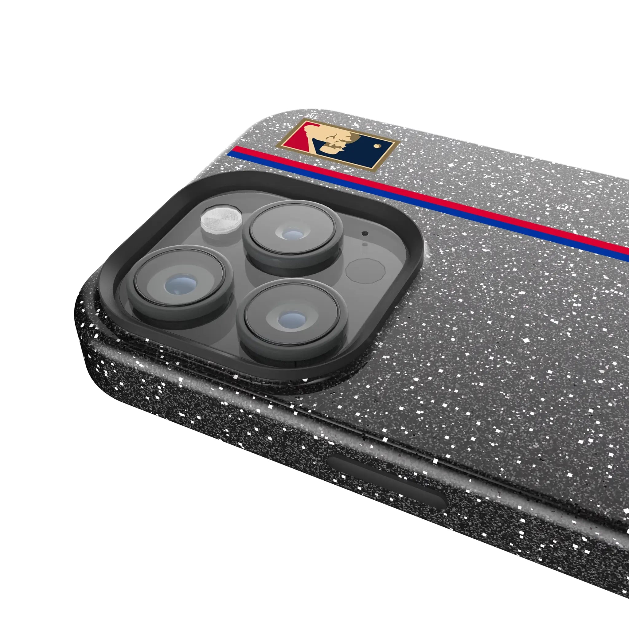 Atlanta Braves 1972-1980 - Cooperstown Collection Sidebar iPhone Bling Phone Case for Apple iPhone - Detail