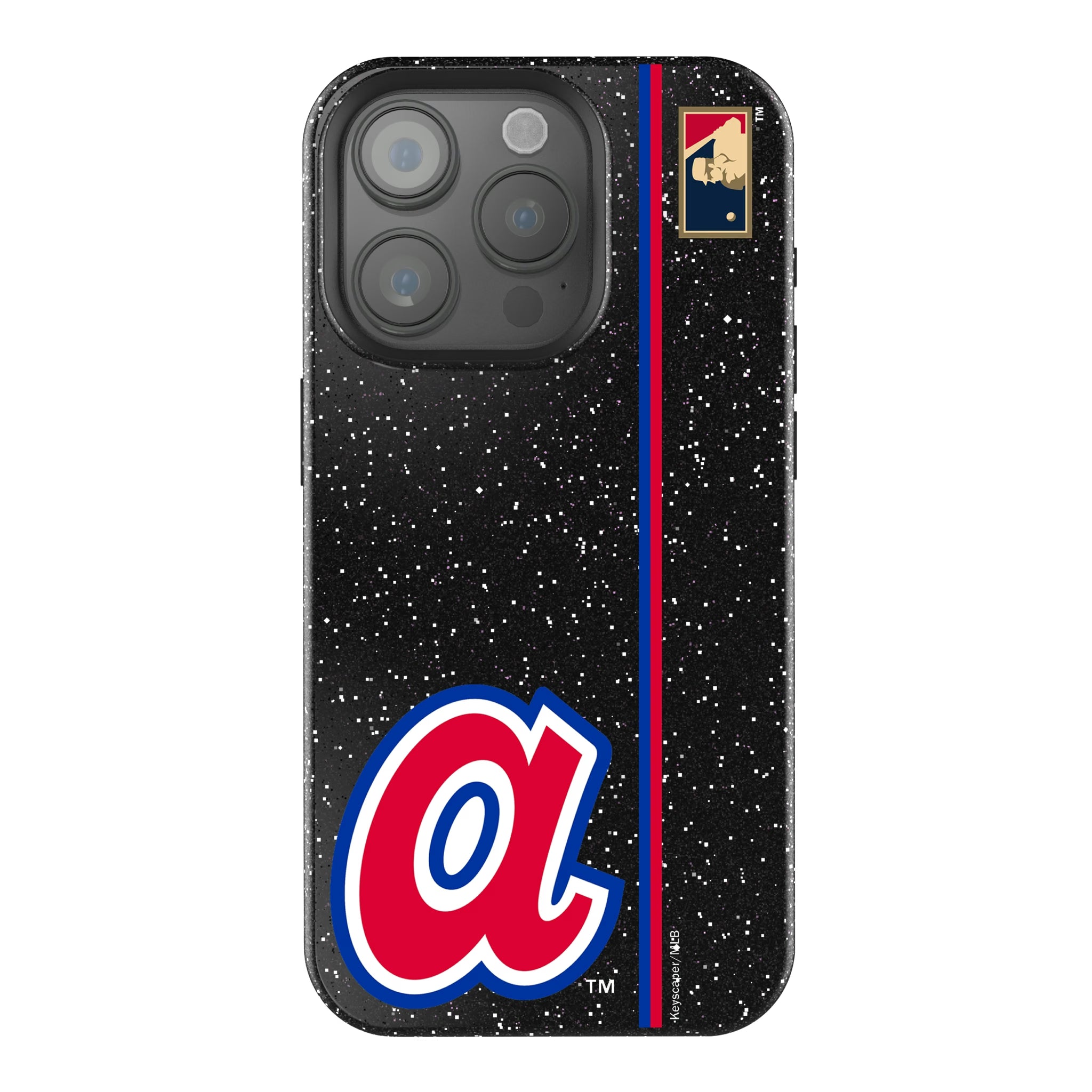 Atlanta Braves 1972-1980 - Cooperstown Collection Sidebar iPhone Bling Phone Case for Apple iPhone