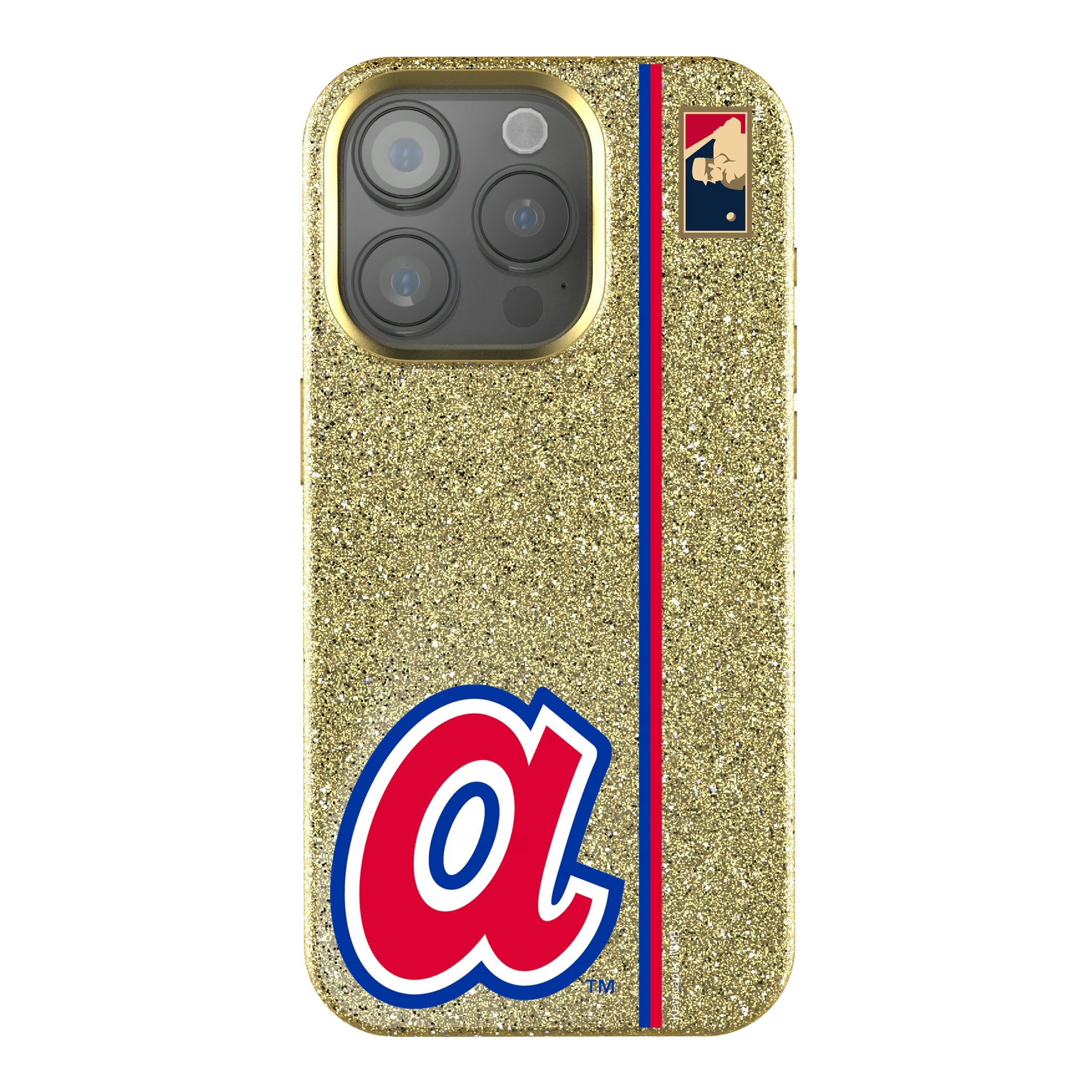 Atlanta Braves 1972-1980 - Cooperstown Collection Sidebar iPhone Bling Phone Case for Apple iPhone