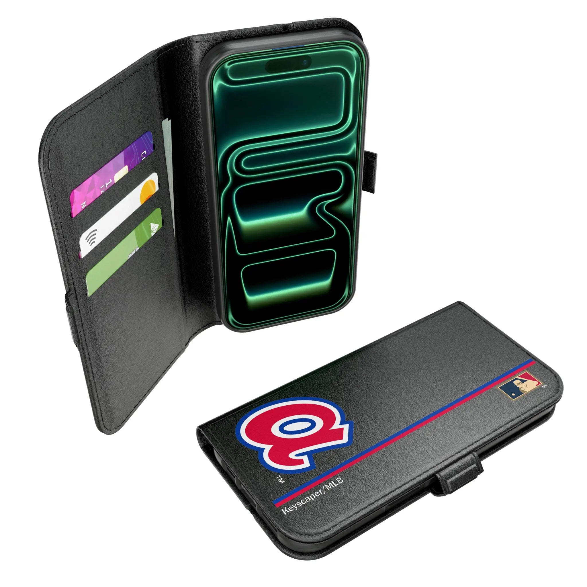 Atlanta Braves 1972-1980 - Cooperstown Collection Sidebar iPhone Folio Phone Case for Apple iPhone#Device_iPhone 17
