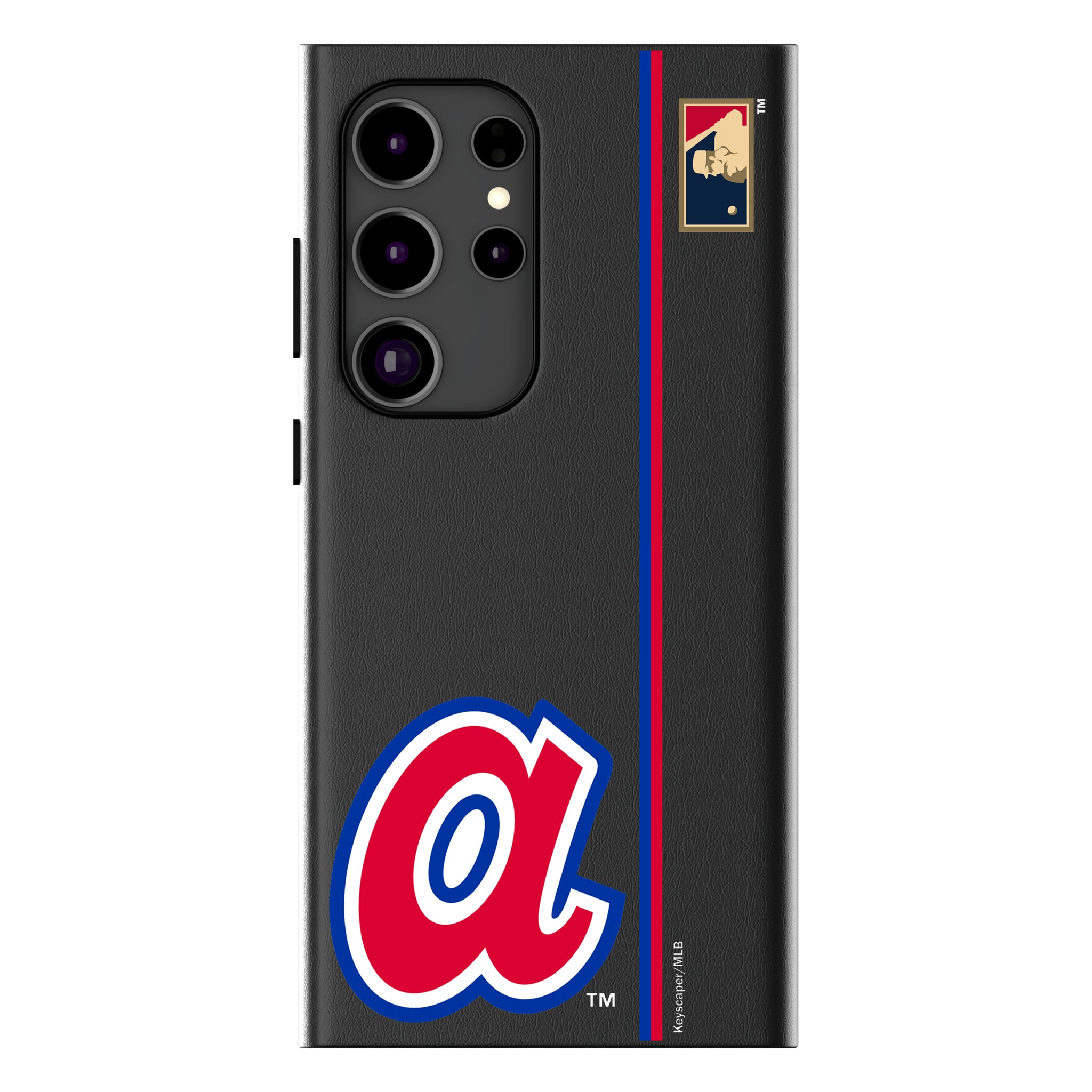 Atlanta Braves 1972-1980 - Cooperstown Collection Sidebar Galaxy MagSafe Compatible Phone Case for Samsung Galaxy