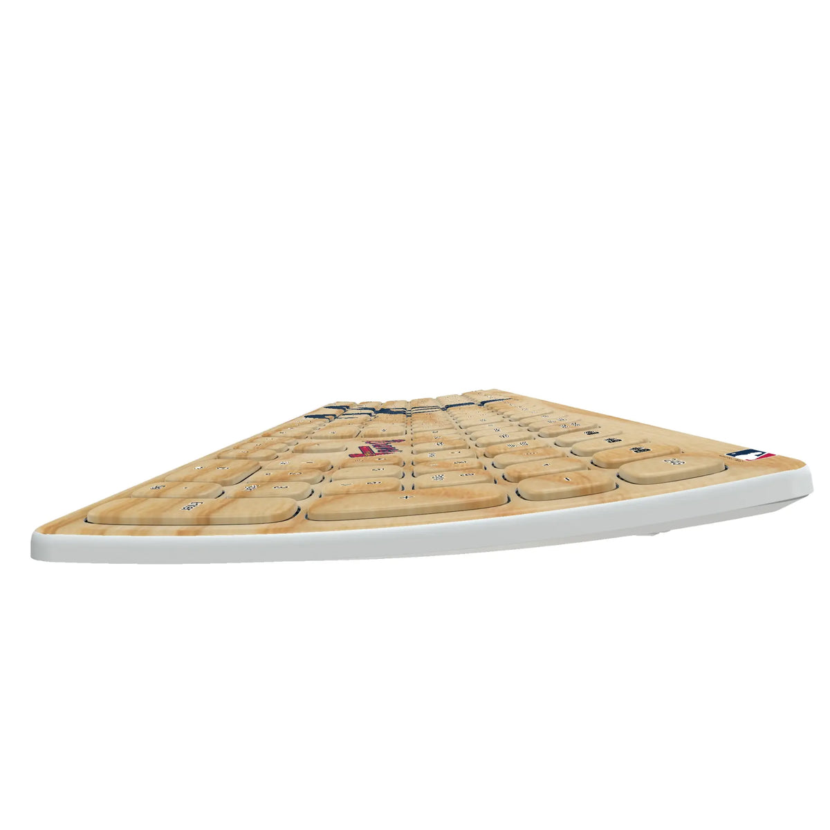Atlanta Braves Baseball Bat KKB605 Curved Wireless Keyboard