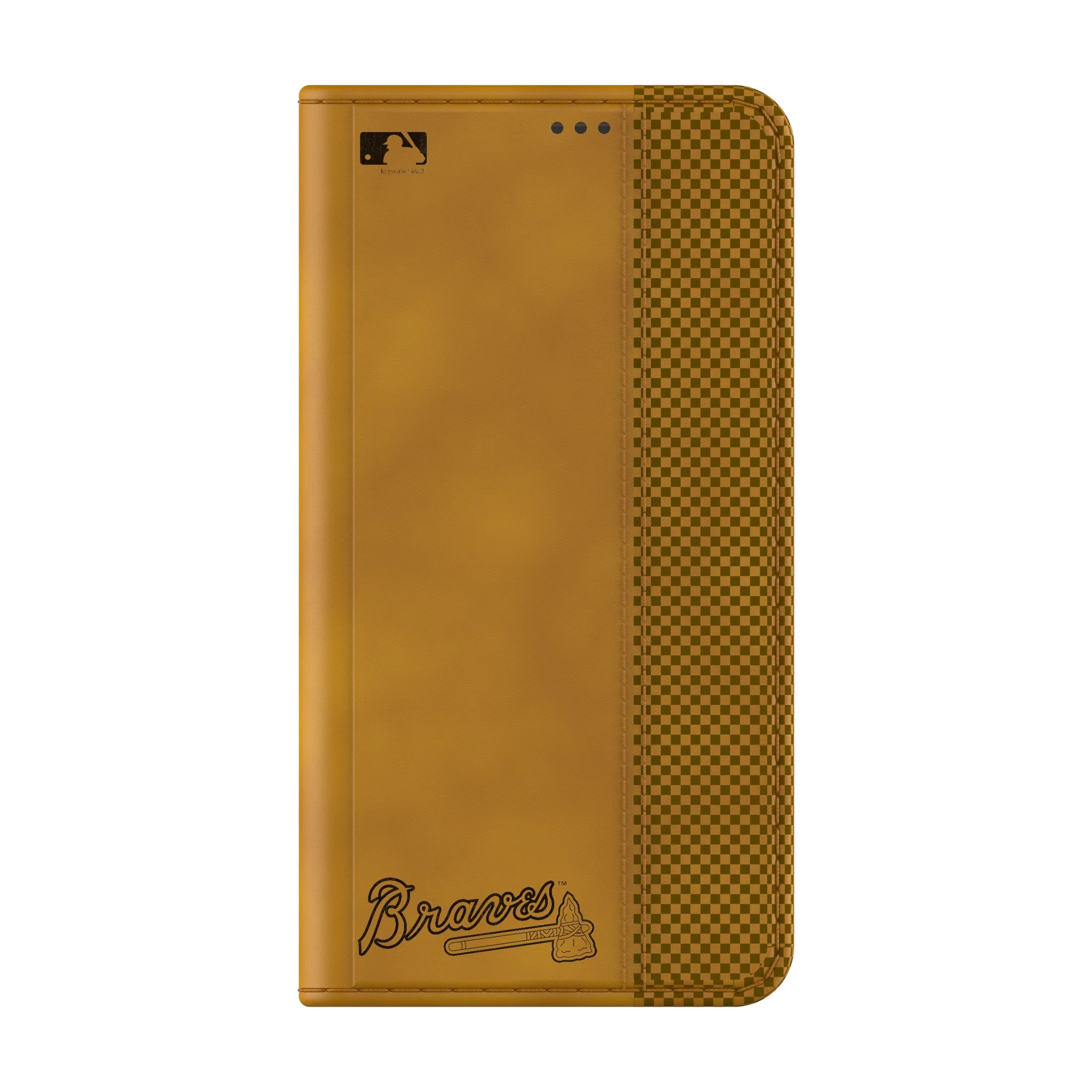 Atlanta Braves Burn Galaxy Folio Phone Case for Samsung Galaxy
