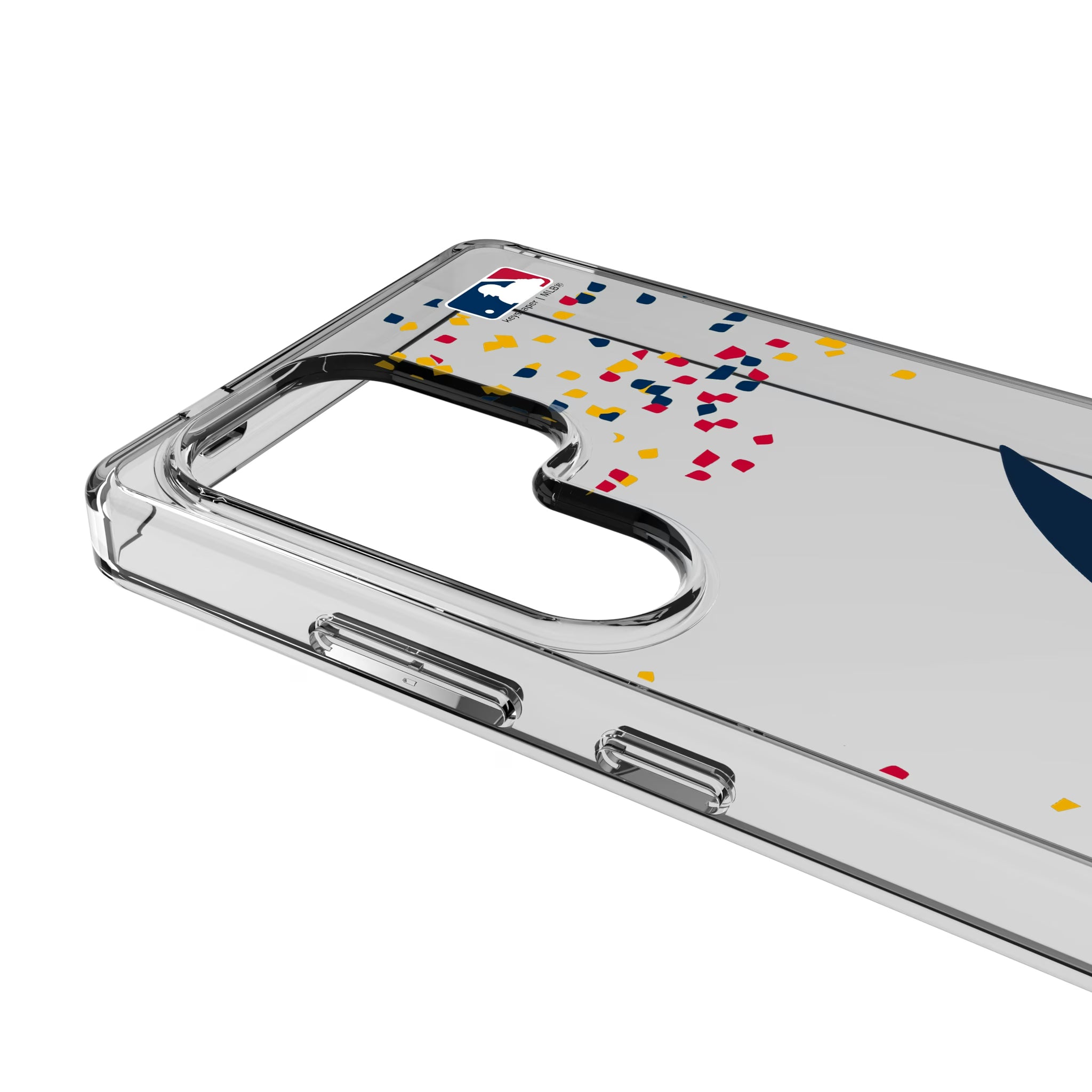 Atlanta Braves Confetti Galaxy Clear Phone Case for Samsung Galaxy - Detail