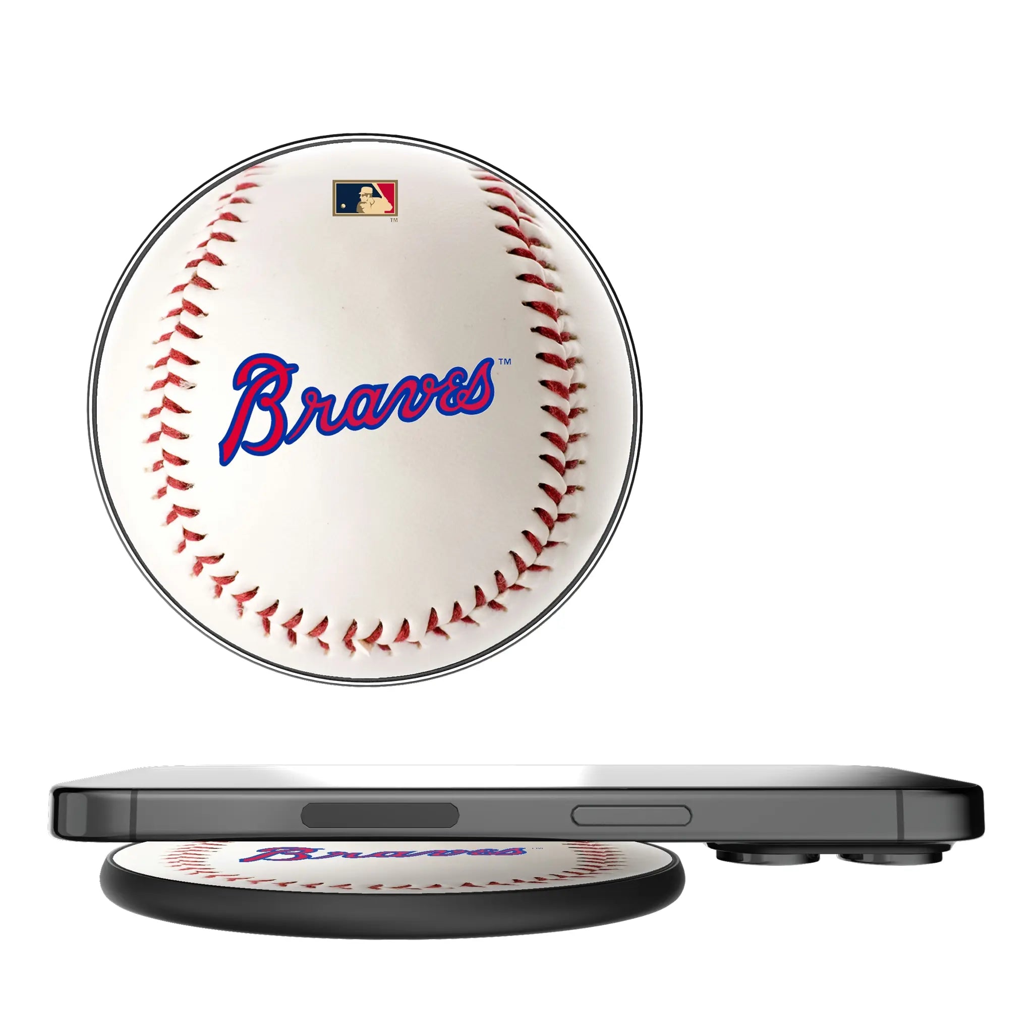 Atlanta Braves Home 2012 - Cooperstown Collection Baseball 15-Watt Wireless Charger