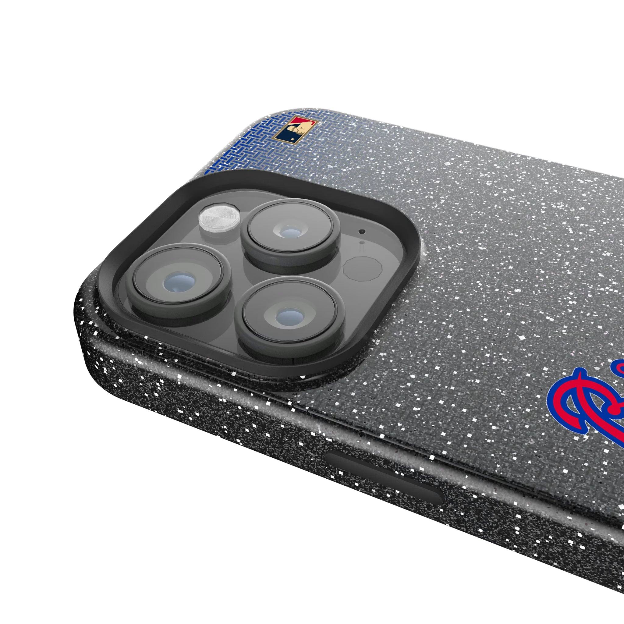 Atlanta Braves Home 2012 - Cooperstown Collection Linen iPhone Bling Phone Case for Apple iPhone - Detail