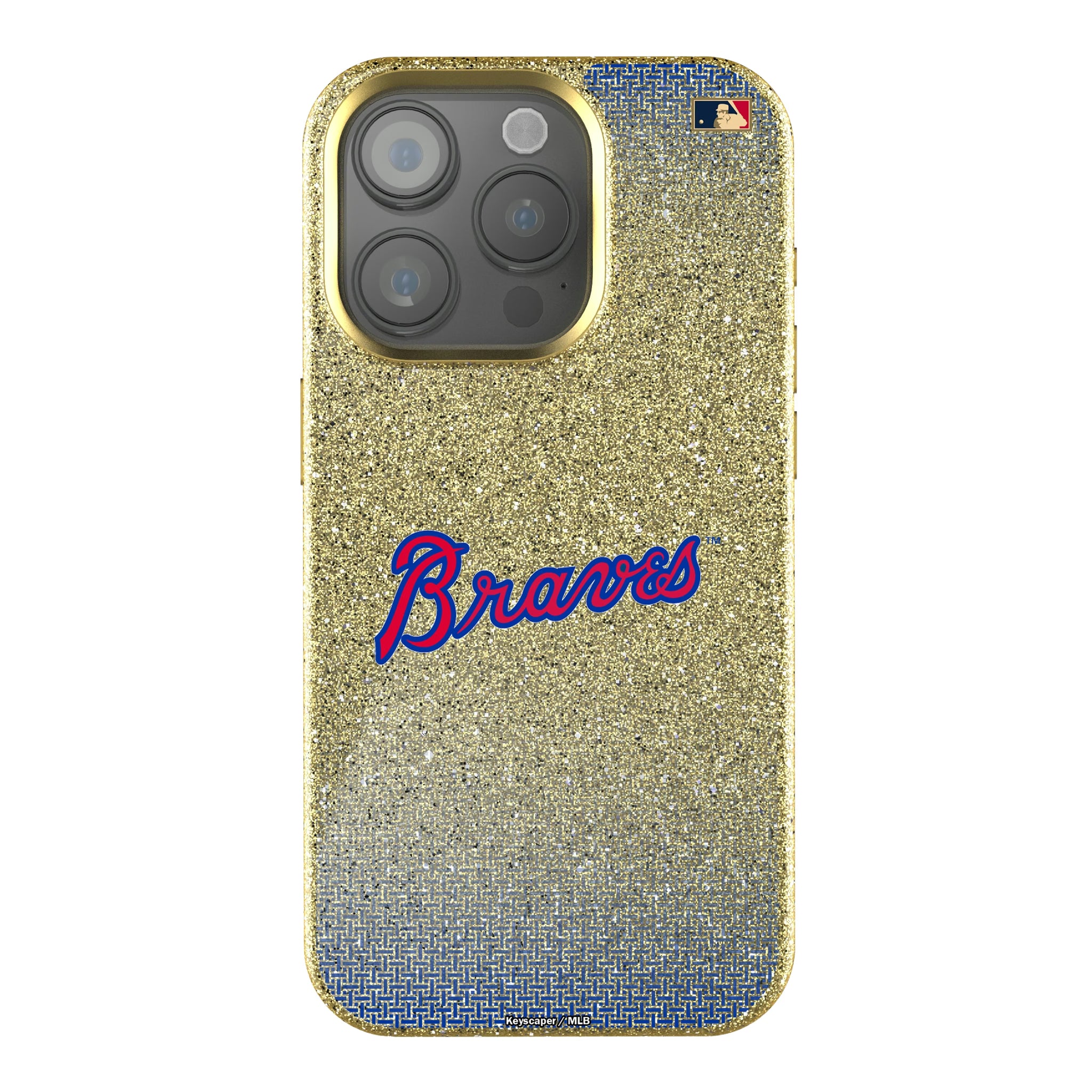 Atlanta Braves Home 2012 - Cooperstown Collection Linen iPhone Bling Phone Case for Apple iPhone