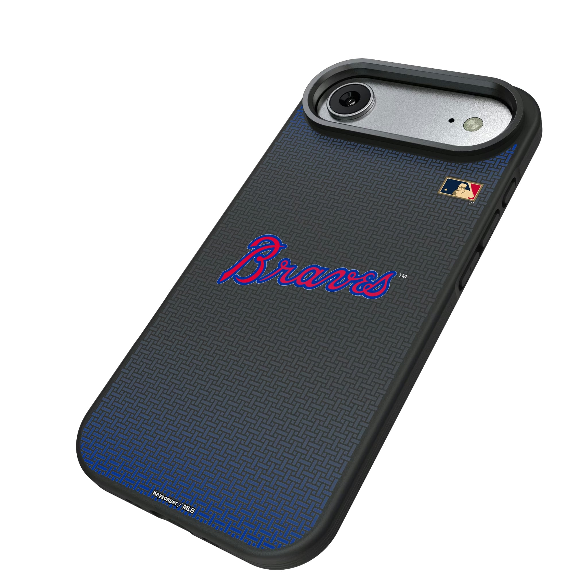 Atlanta Braves Home 2012 - Cooperstown Collection Linen iPhone Bump Phone Case for Apple iPhone - Isometric View#Device_iPhone Air