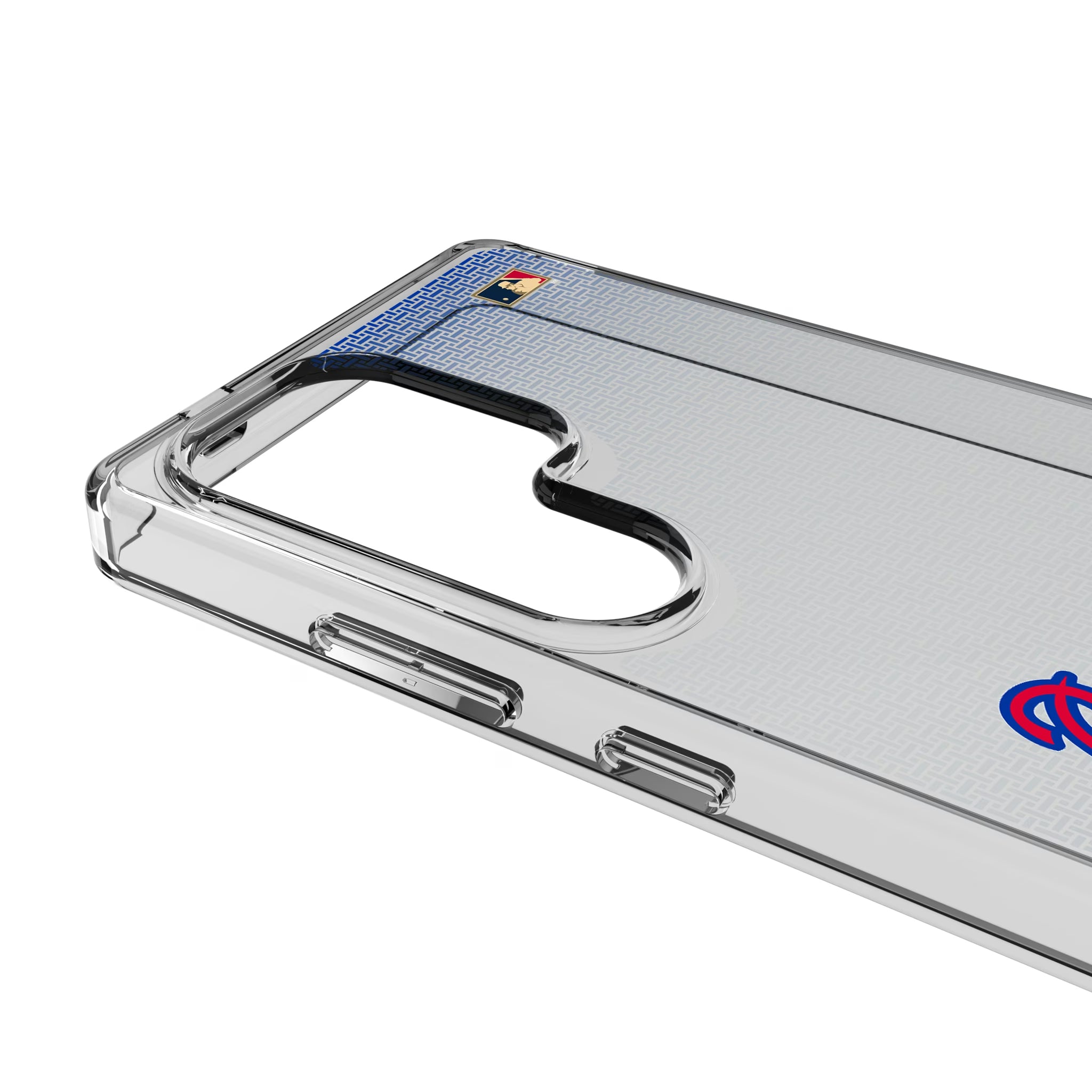 Atlanta Braves Home 2012 - Cooperstown Collection Linen Galaxy Clear Phone Case for Samsung Galaxy - Detail