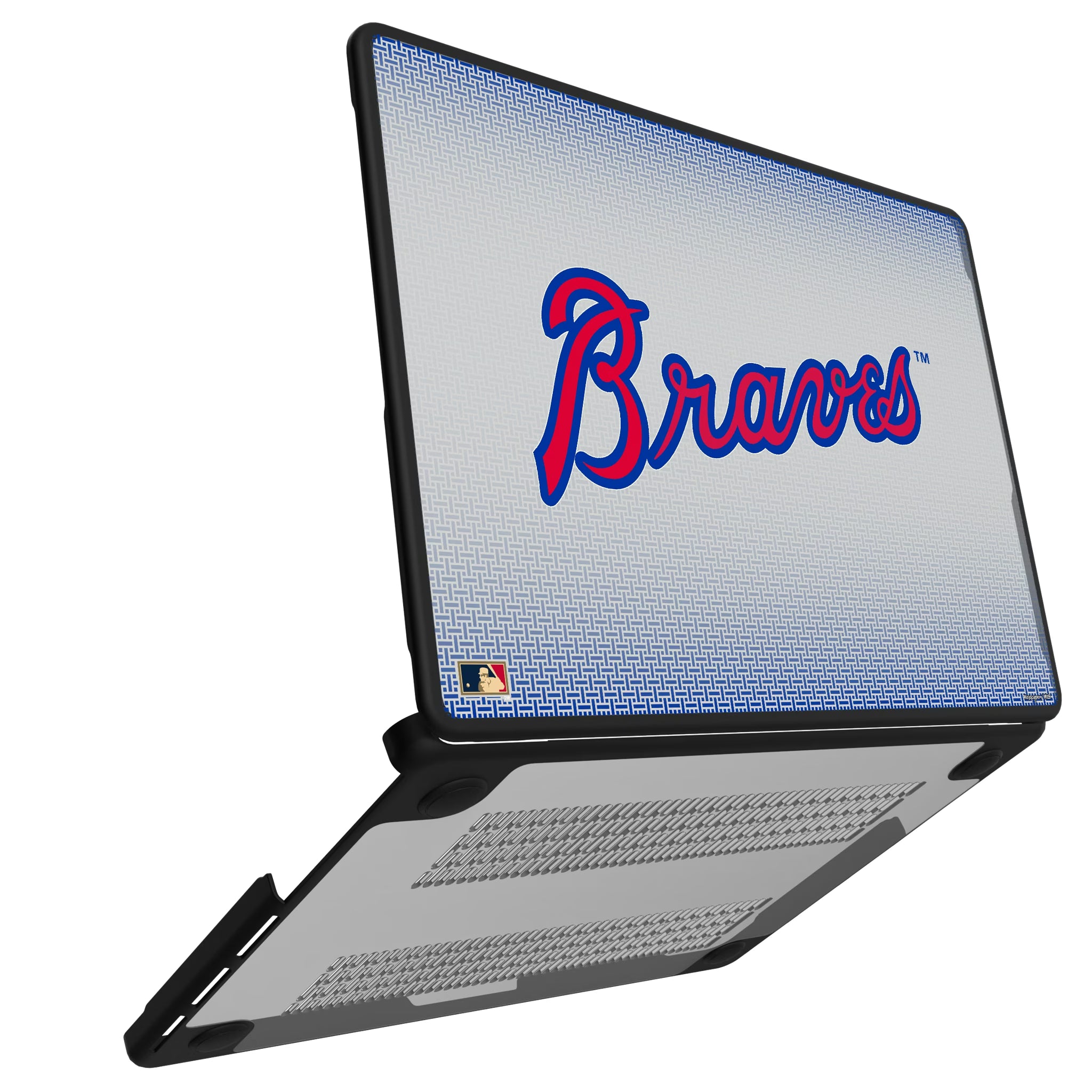 Atlanta Braves Home 2012 - Cooperstown Collection Linen MacBook Laptop Case for Apple MacBook#Device_MacBook Pro (14-inch, 2021) / MacBook Pro (14-inch, 2023) / MacBook Pro (14-inch, 2024)