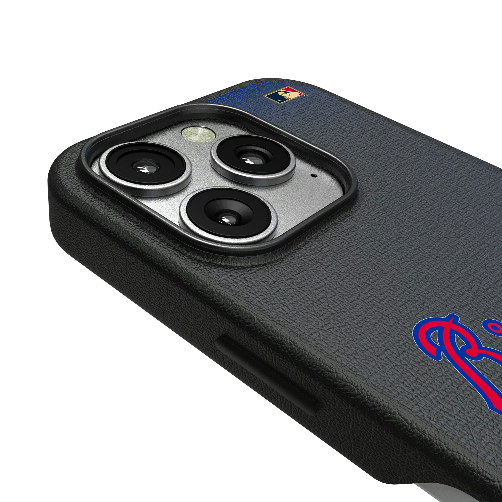 Atlanta Braves Home 2012 - Cooperstown Collection Linen iPhone MagSafe Compatible Phone Case for Apple iPhone - Detail