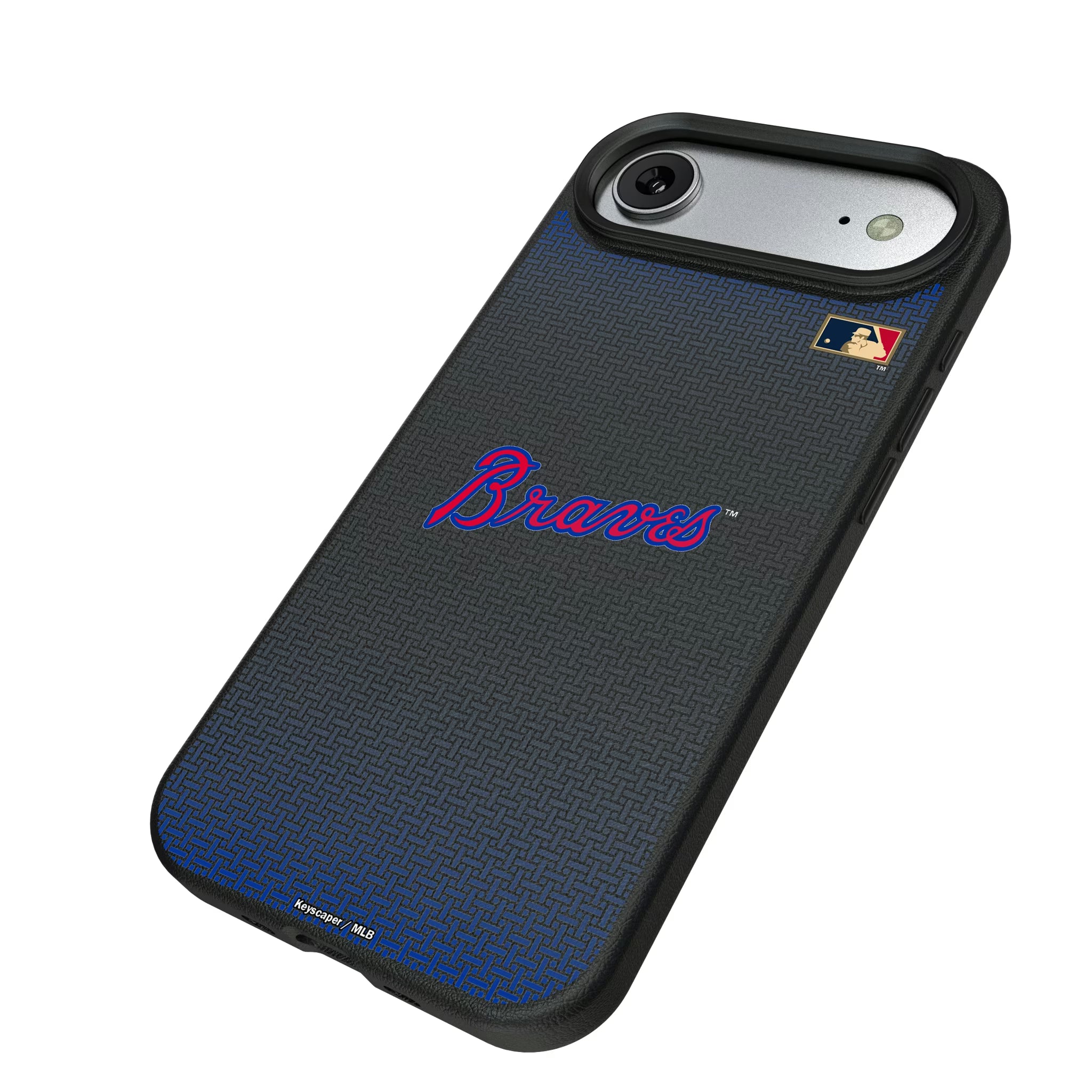Atlanta Braves Home 2012 - Cooperstown Collection Linen iPhone MagSafe Compatible Phone Case for Apple iPhone - Isometric View#Device_iPhone Air