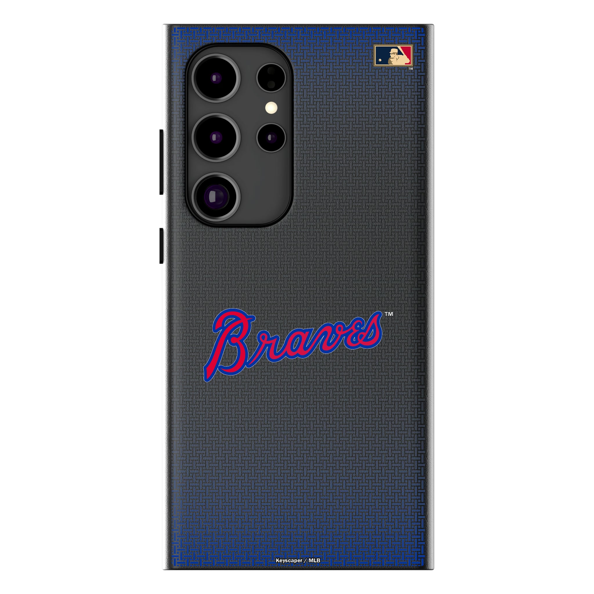 Atlanta Braves Home 2012 - Cooperstown Collection Linen Galaxy MagSafe Compatible Phone Case for Samsung Galaxy