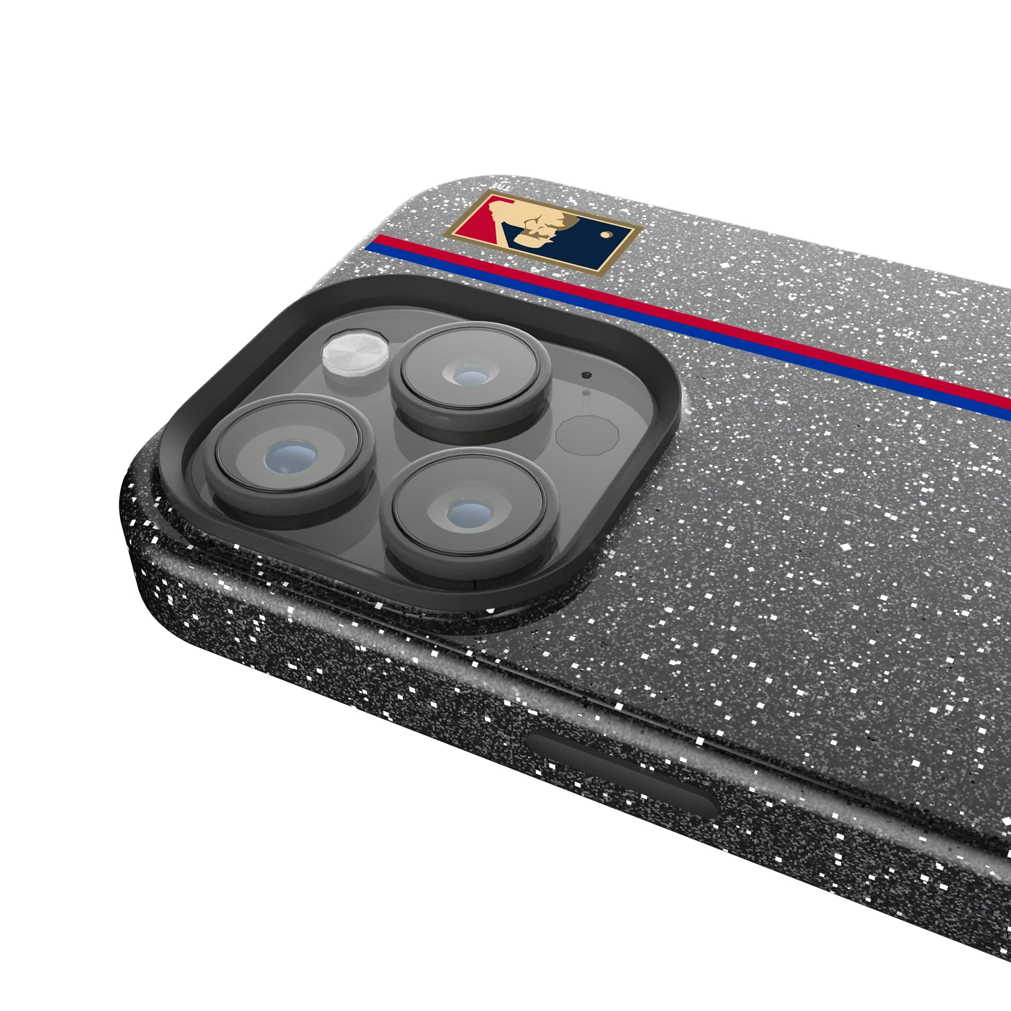 Atlanta Braves Home 2012 - Cooperstown Collection Sidebar iPhone Bling Phone Case for Apple iPhone - Detail