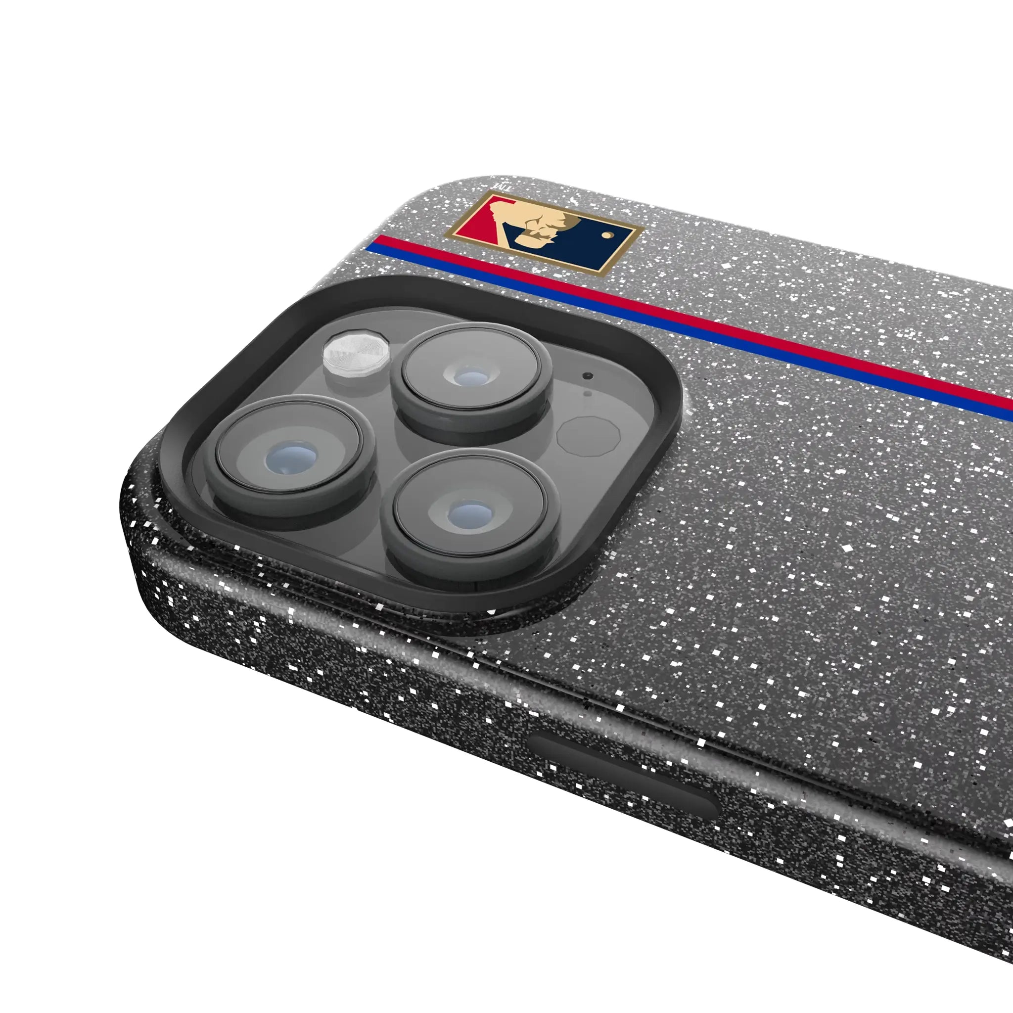 Atlanta Braves Home 2012 - Cooperstown Collection Sidebar iPhone Bling Phone Case for Apple iPhone - Detail