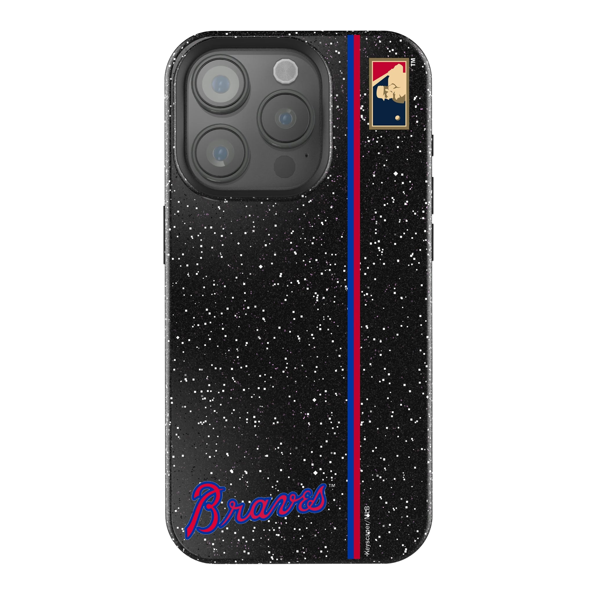 Atlanta Braves Home 2012 - Cooperstown Collection Sidebar iPhone Bling Phone Case for Apple iPhone