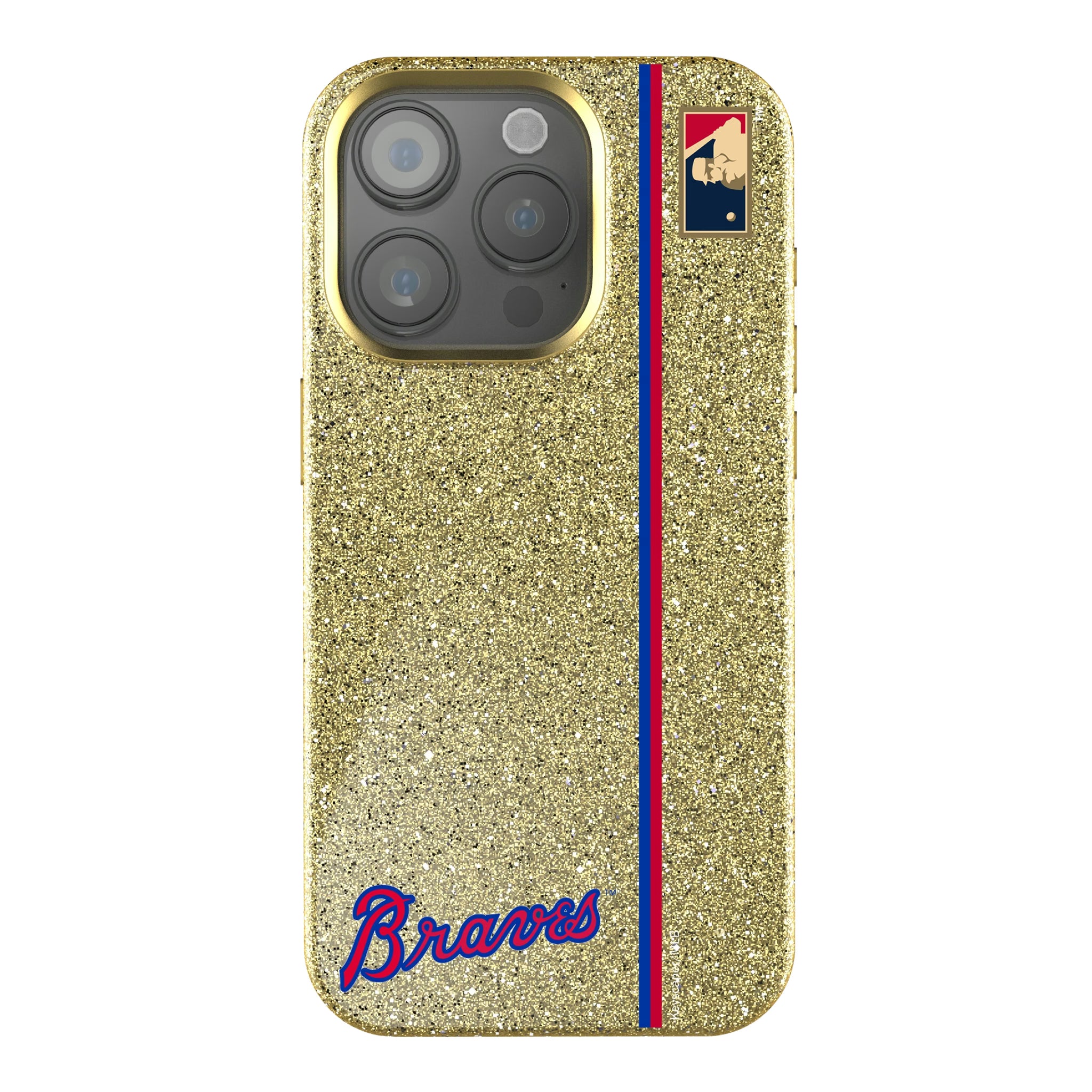 Atlanta Braves Home 2012 - Cooperstown Collection Sidebar iPhone Bling Phone Case for Apple iPhone