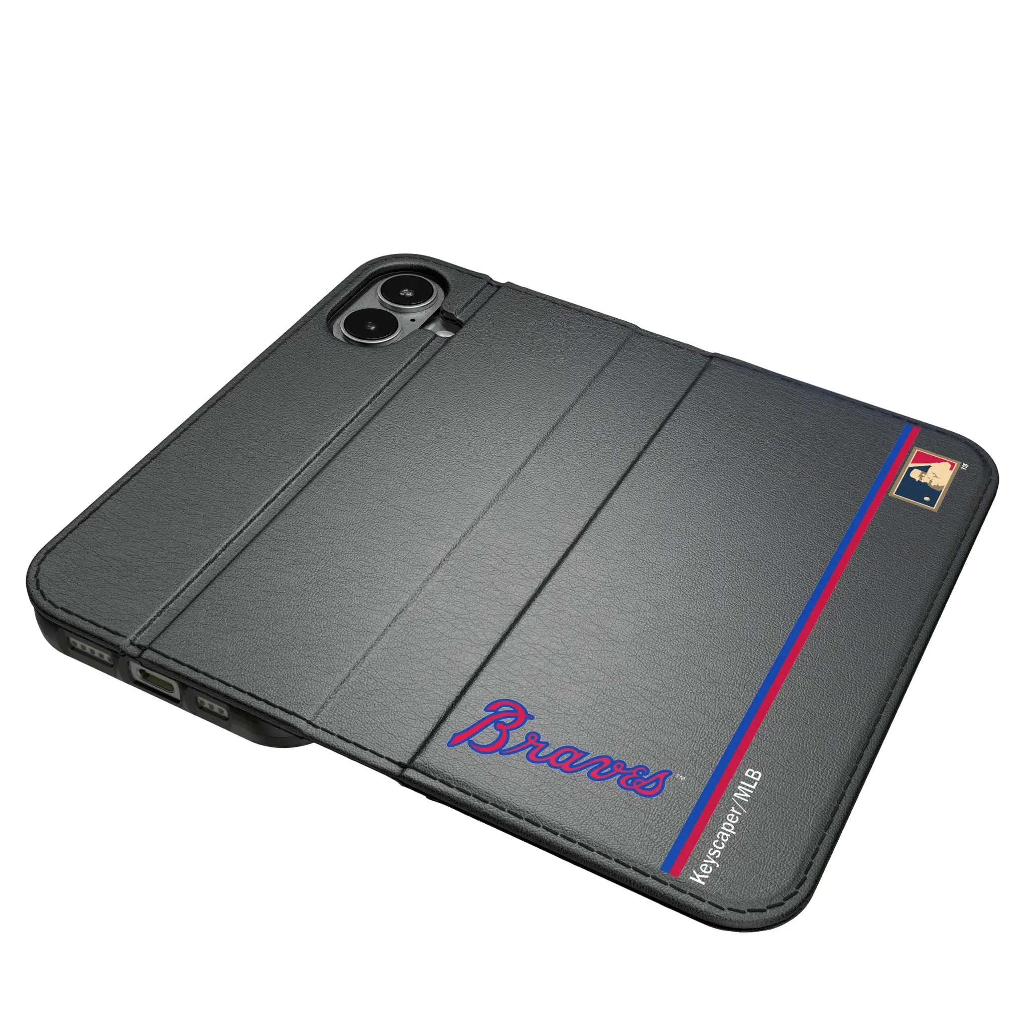 Atlanta Braves Home 2012 - Cooperstown Collection Sidebar iPhone Folio Phone Case for Apple iPhone#Device_iPhone 17