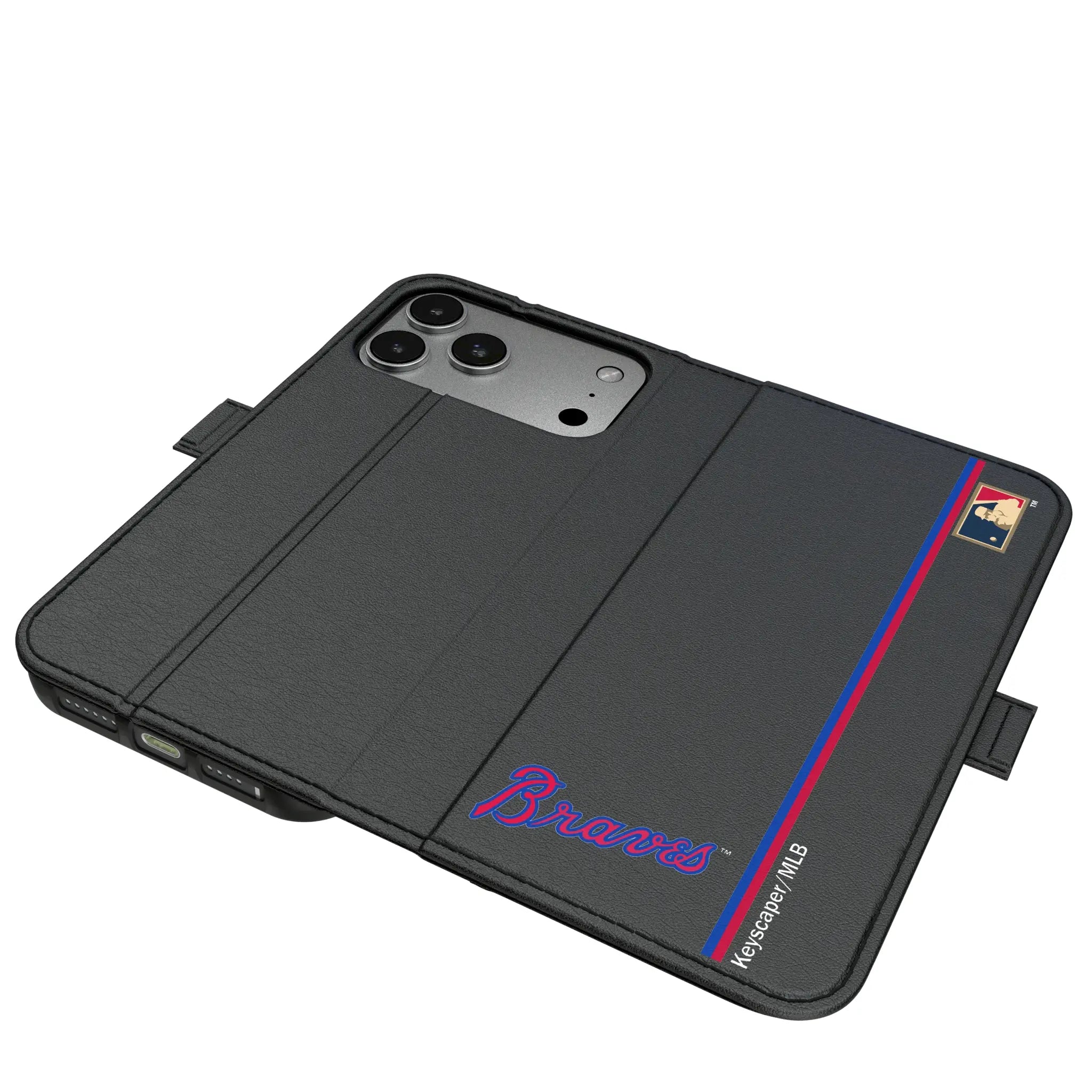 Atlanta Braves Home 2012 - Cooperstown Collection Sidebar iPhone Folio Phone Case for Apple iPhone#Device_iPhone 17 Pro Max