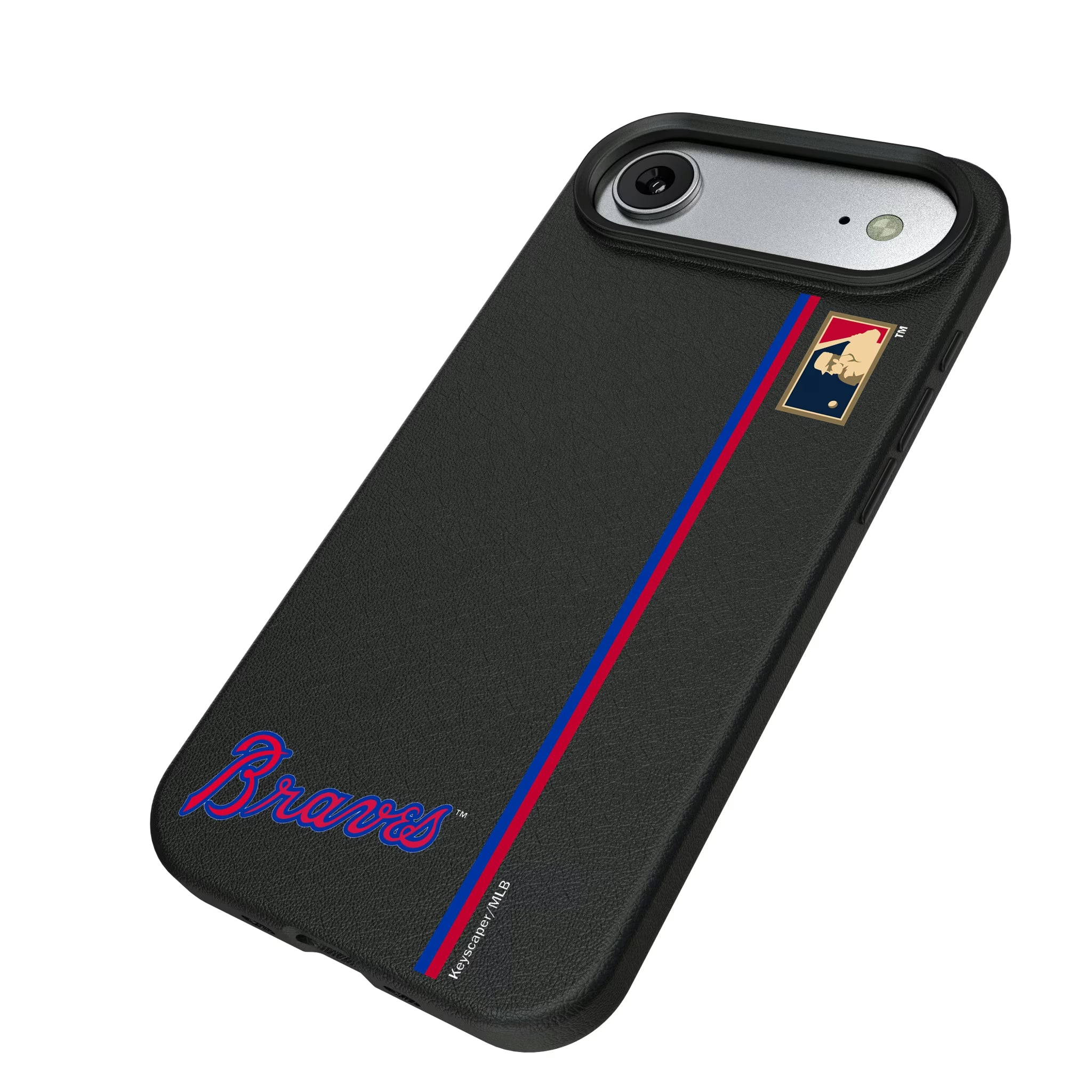 Atlanta Braves Home 2012 - Cooperstown Collection Sidebar iPhone MagSafe Compatible Phone Case for Apple iPhone - Isometric View#Device_iPhone Air