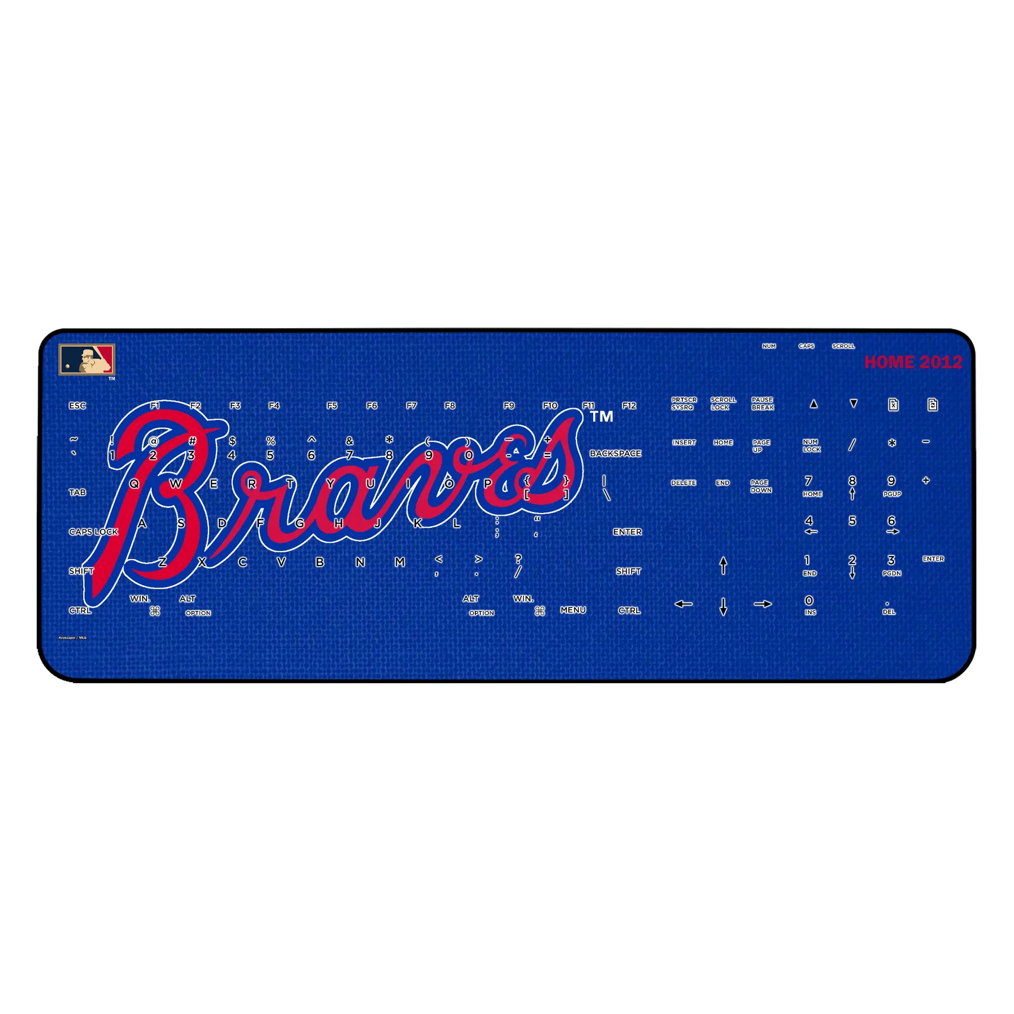 Atlanta Braves Home 2012 - Cooperstown Collection Solid Wireless USB Keyboard
