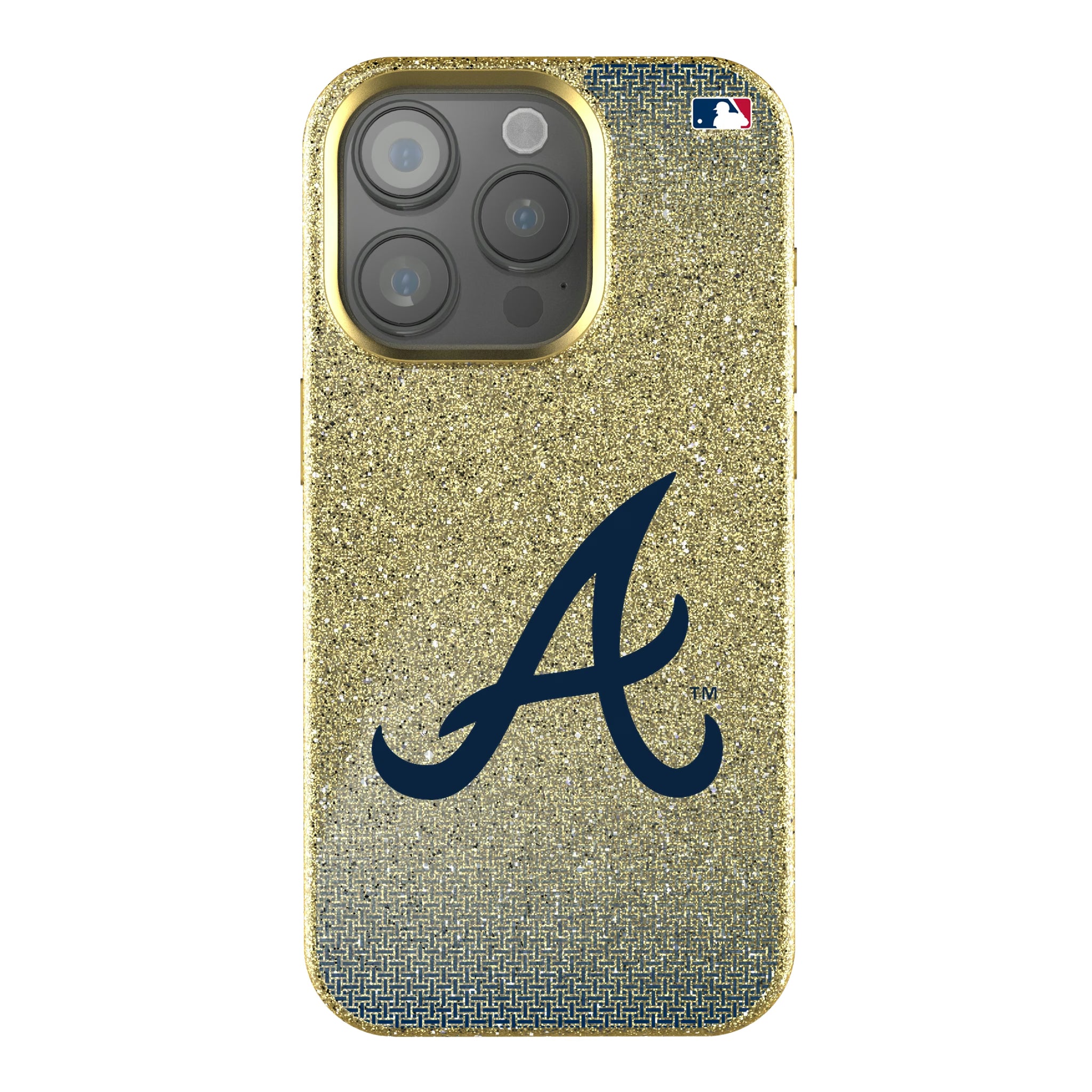 Atlanta Braves Linen iPhone Bling Phone Case for Apple iPhone
