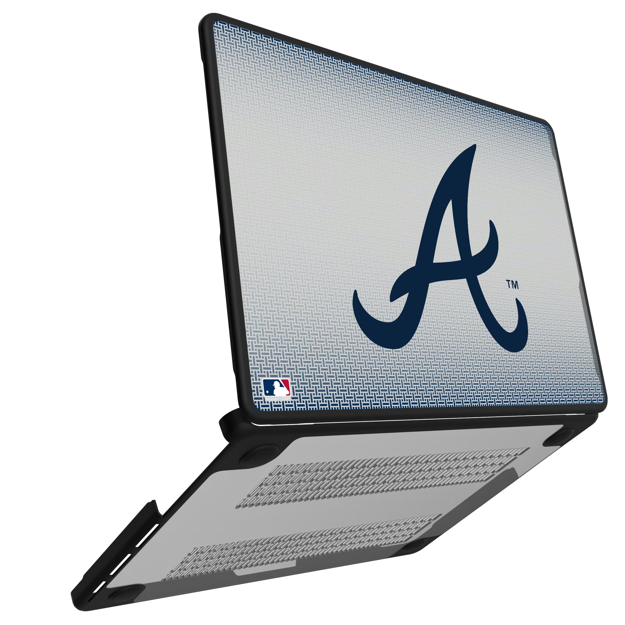 Atlanta Braves Linen MacBook Laptop Case for Apple MacBook#Device_MacBook Pro (14-inch, 2021) / MacBook Pro (14-inch, 2023) / MacBook Pro (14-inch, 2024)