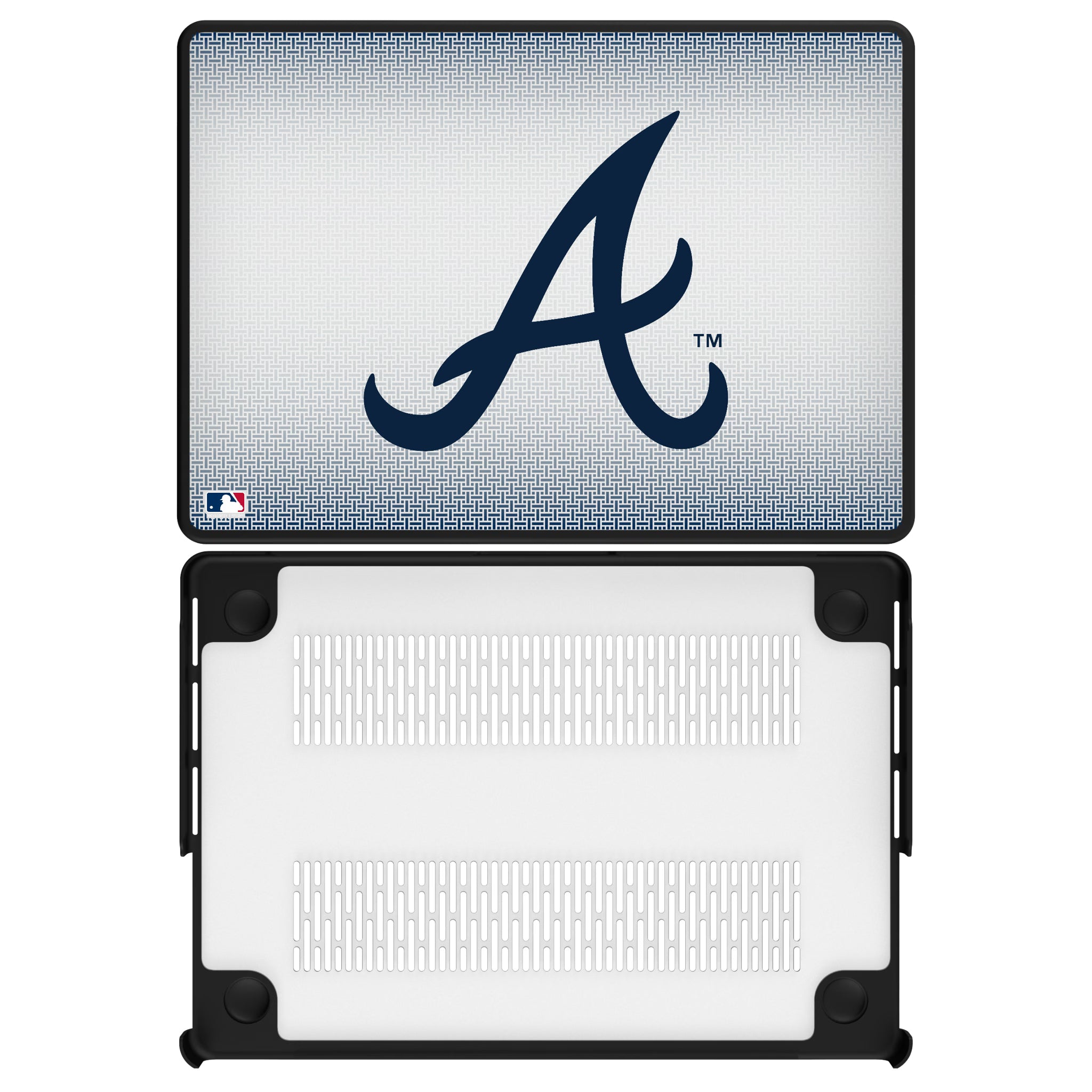 Atlanta Braves Linen MacBook Laptop Case for Apple MacBook#Device_MacBook Pro (14-inch, 2021) / MacBook Pro (14-inch, 2023) / MacBook Pro (14-inch, 2024)